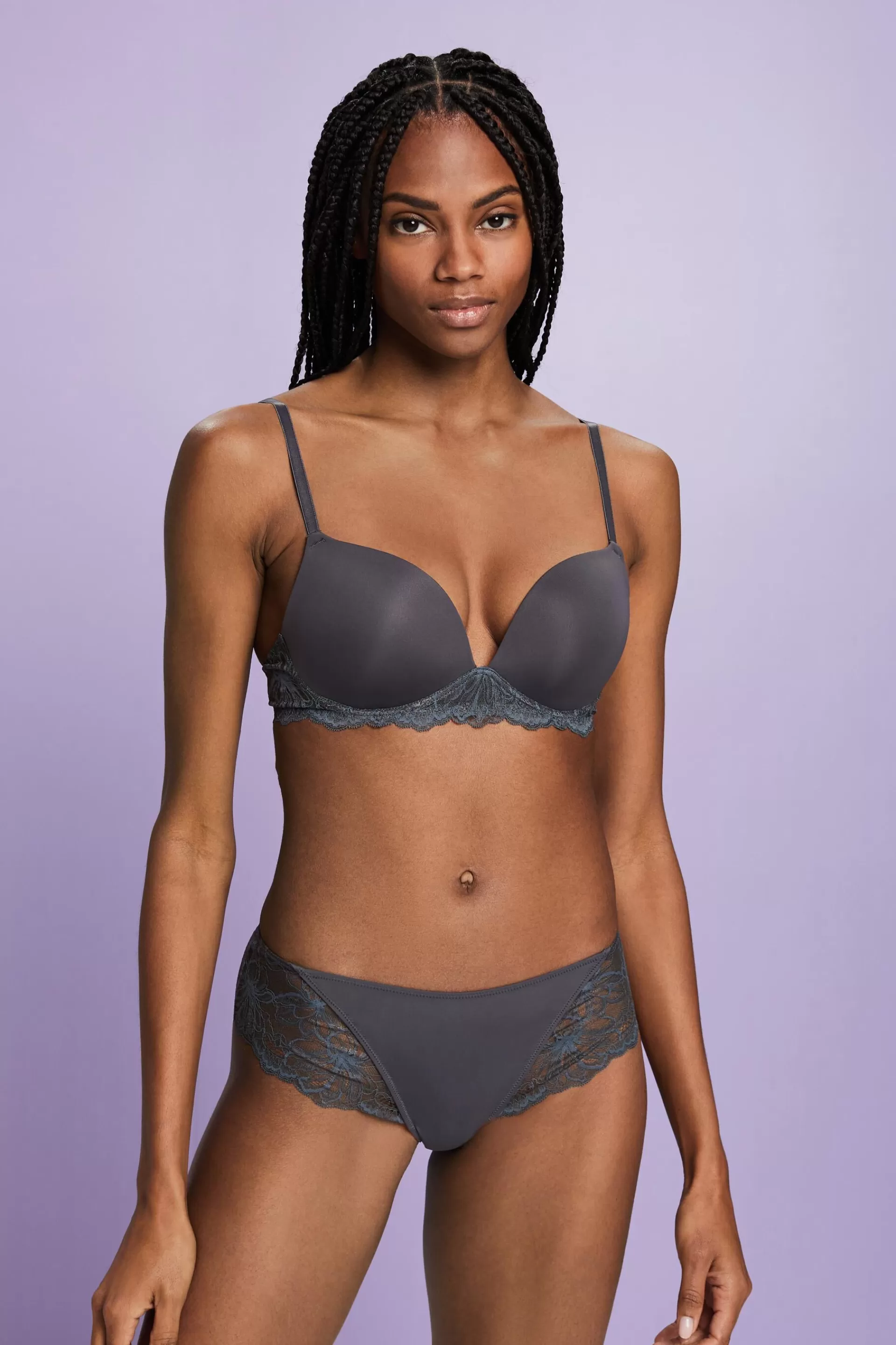 Brazilian-Hipster-Shorts mit Spitze-ESPRIT Best Sale
