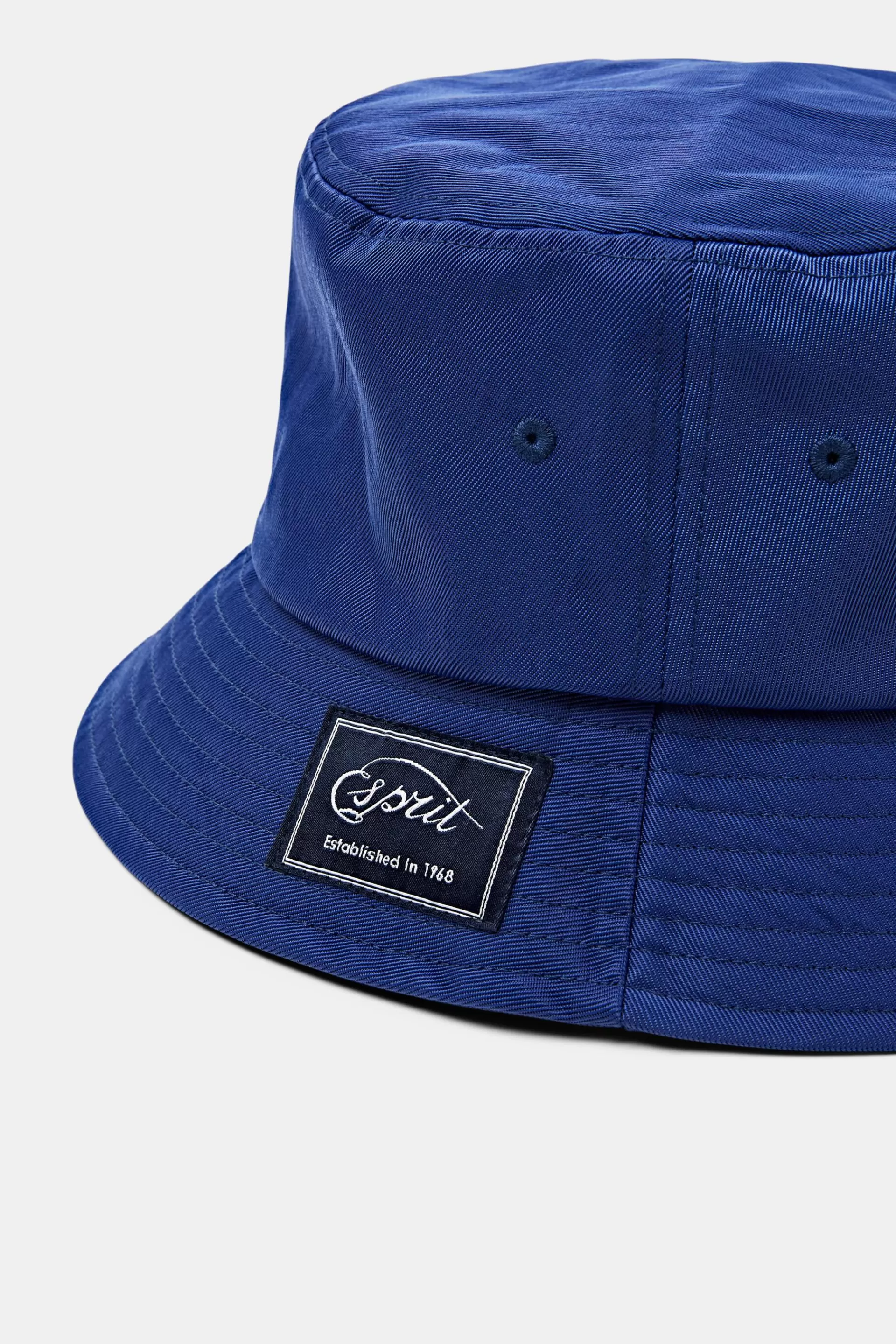 Bucket Hat aus Twill mit Logo-ESPRIT Store
