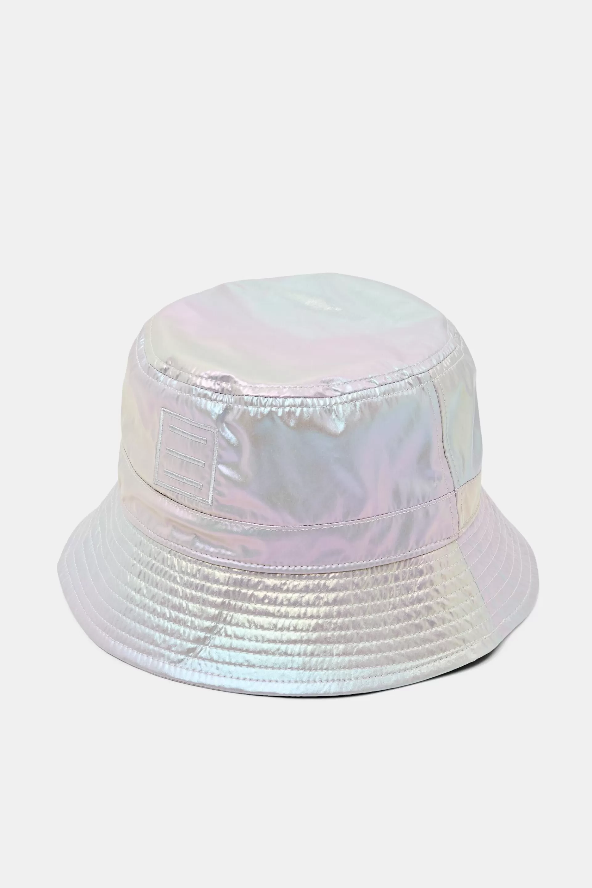 Bucket Hat mit Logo in Metallic-Optik-ESPRIT Online