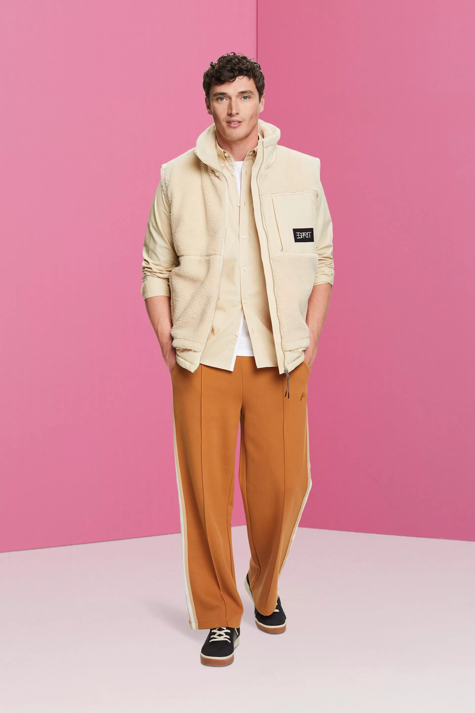 Button-Down-Hemd aus Baumwolle-ESPRIT Store