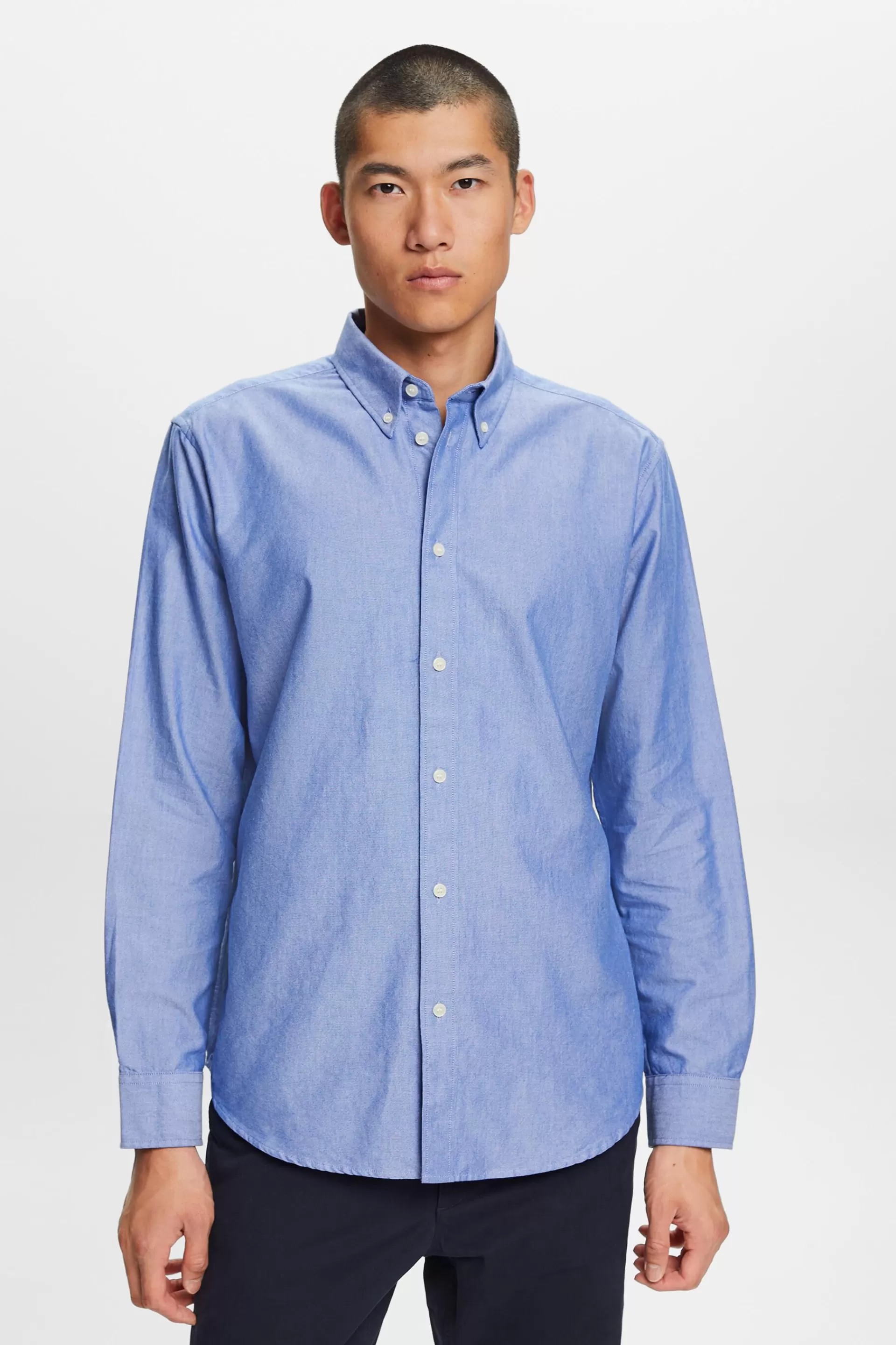 Button-Down-Hemd aus Baumwollpopeline-ESPRIT Cheap