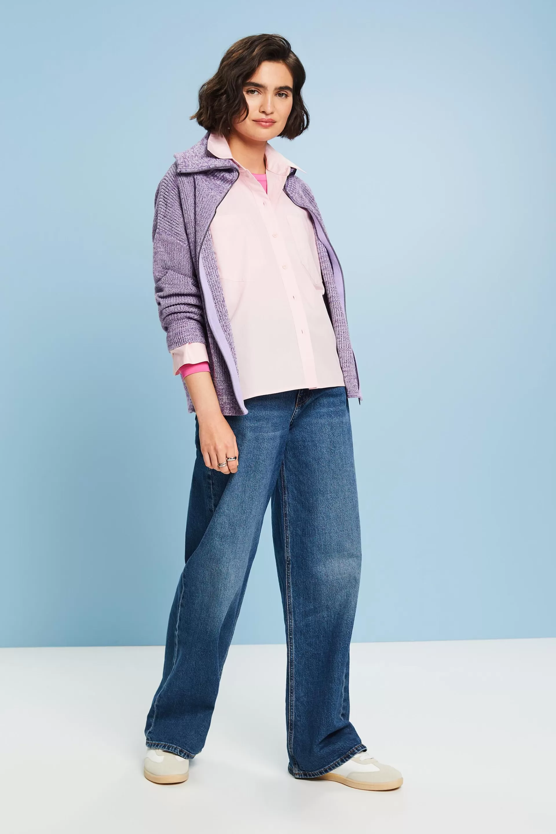 Button-Down-Hemd aus Baumwollpopeline-ESPRIT Discount