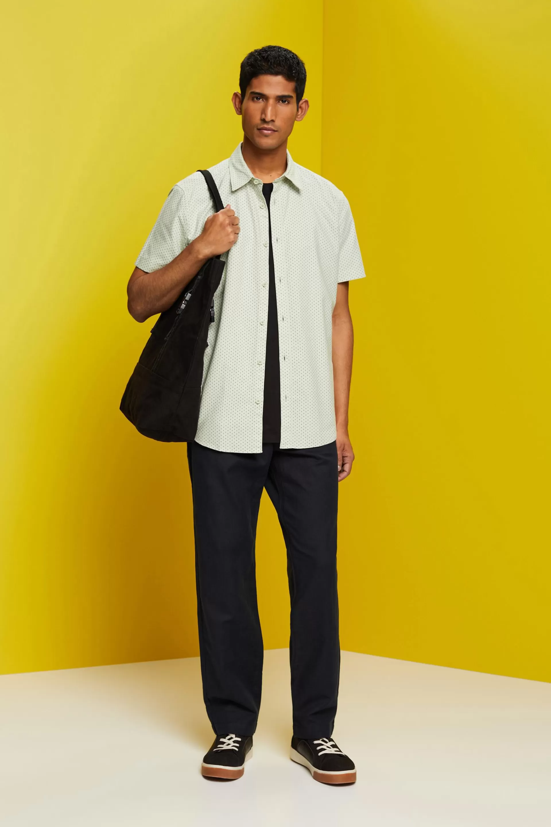 Button-Down-Hemd mit Print-ESPRIT Online