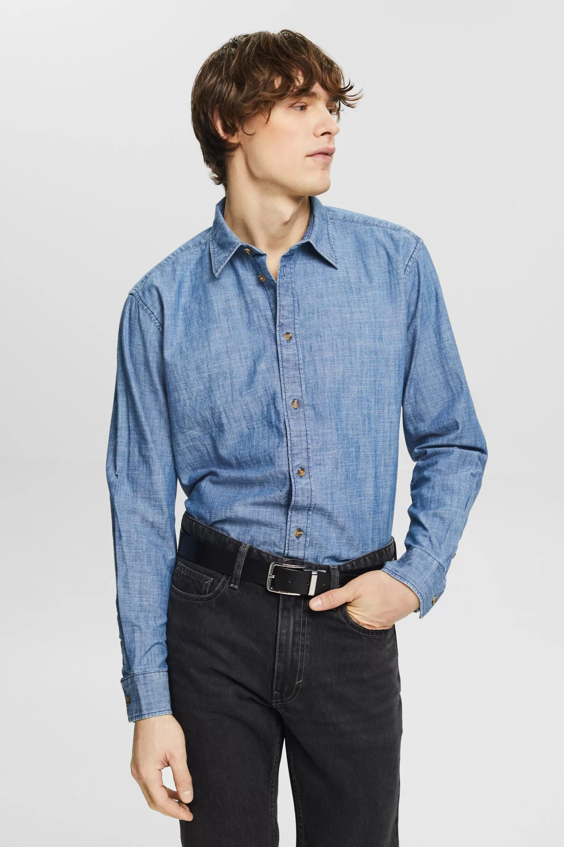 Button-Down-Jeanshemd-ESPRIT Online
