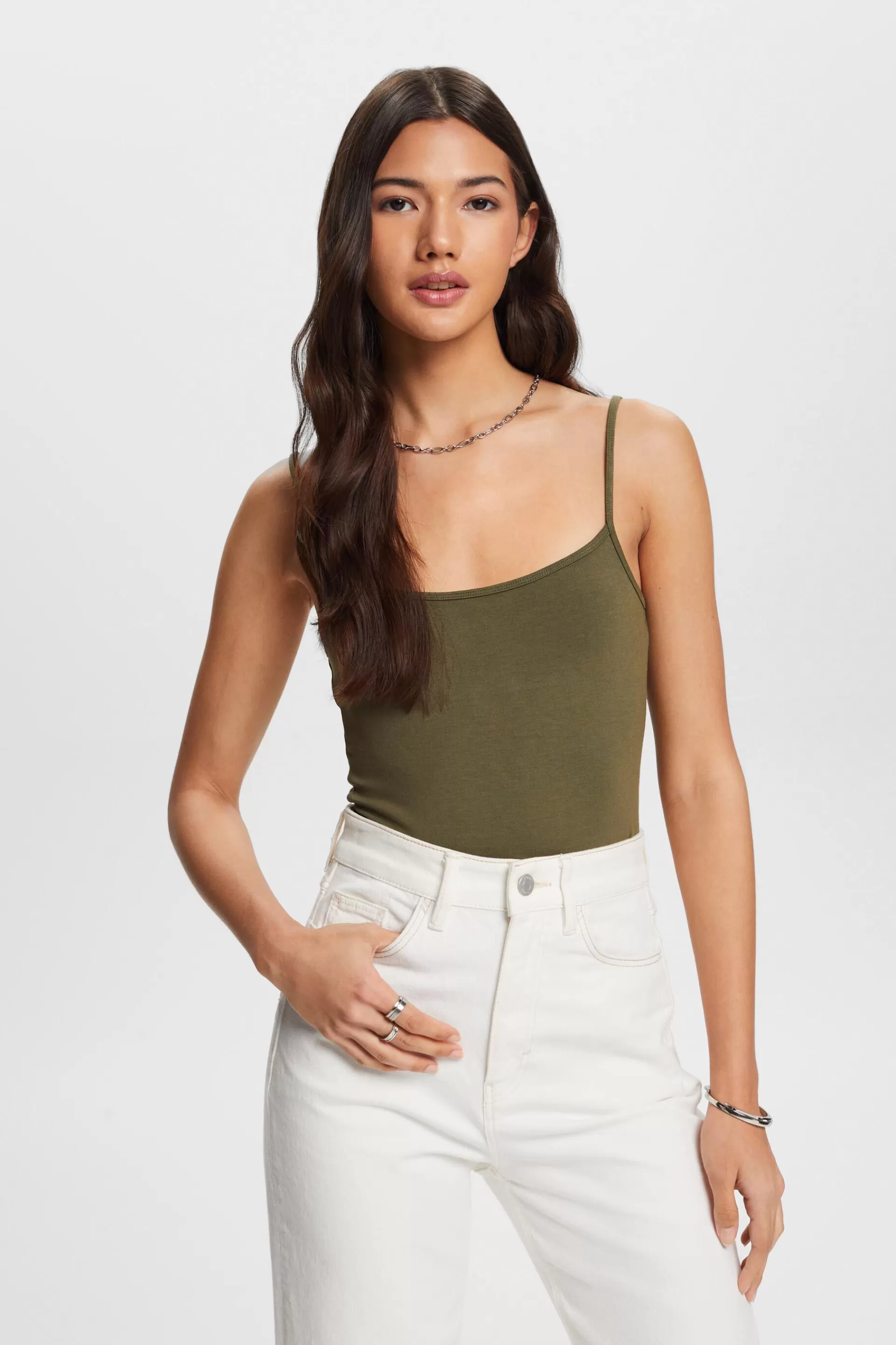Camisole aus Stretch-Strick-ESPRIT Best