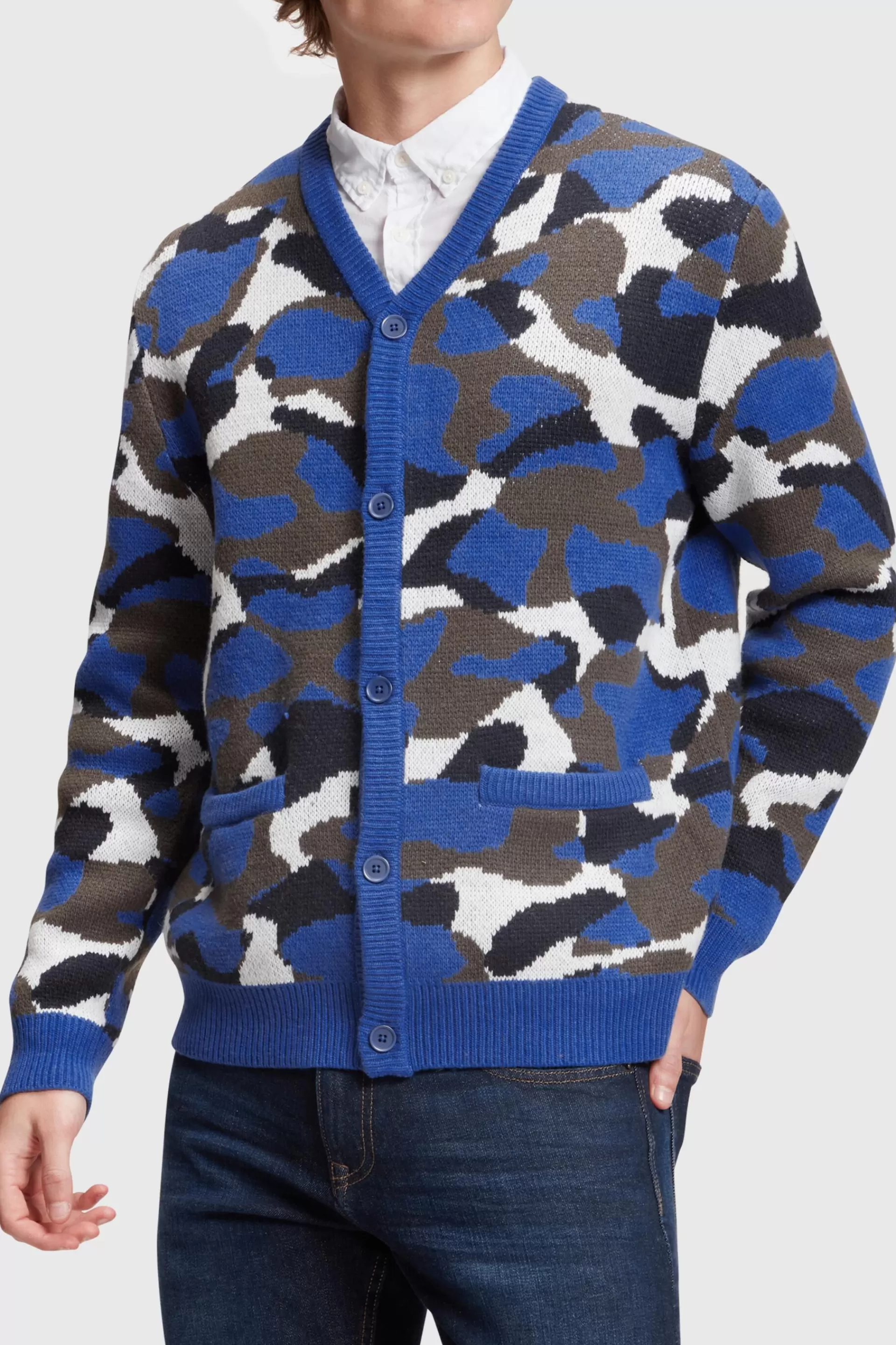 Camouflage-Cardigan-ESPRIT Fashion