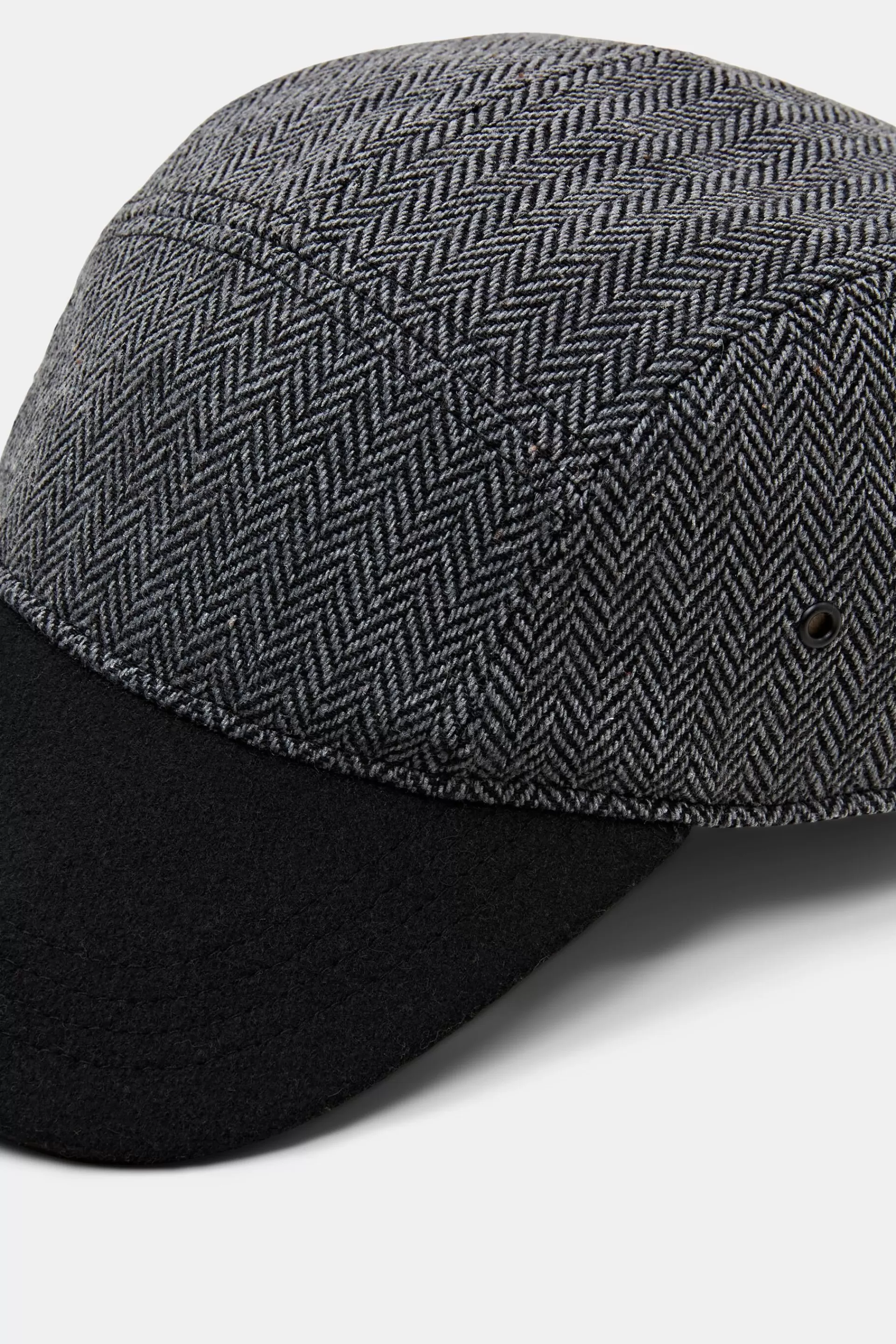 Cap aus Wollmix im Herringbone-Design-ESPRIT Best Sale