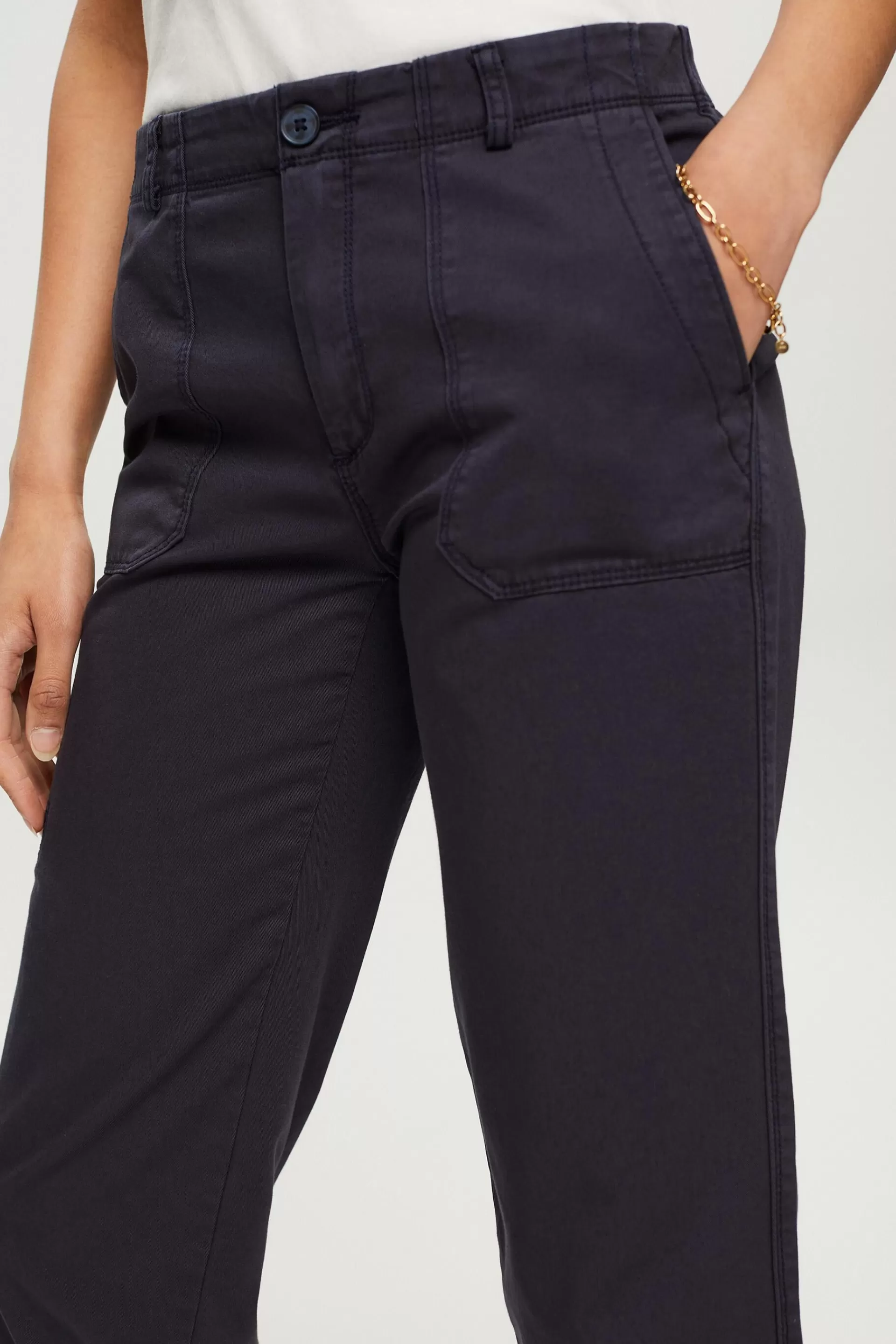 Capri-Hose aus Pima Baumwolle-ESPRIT Best
