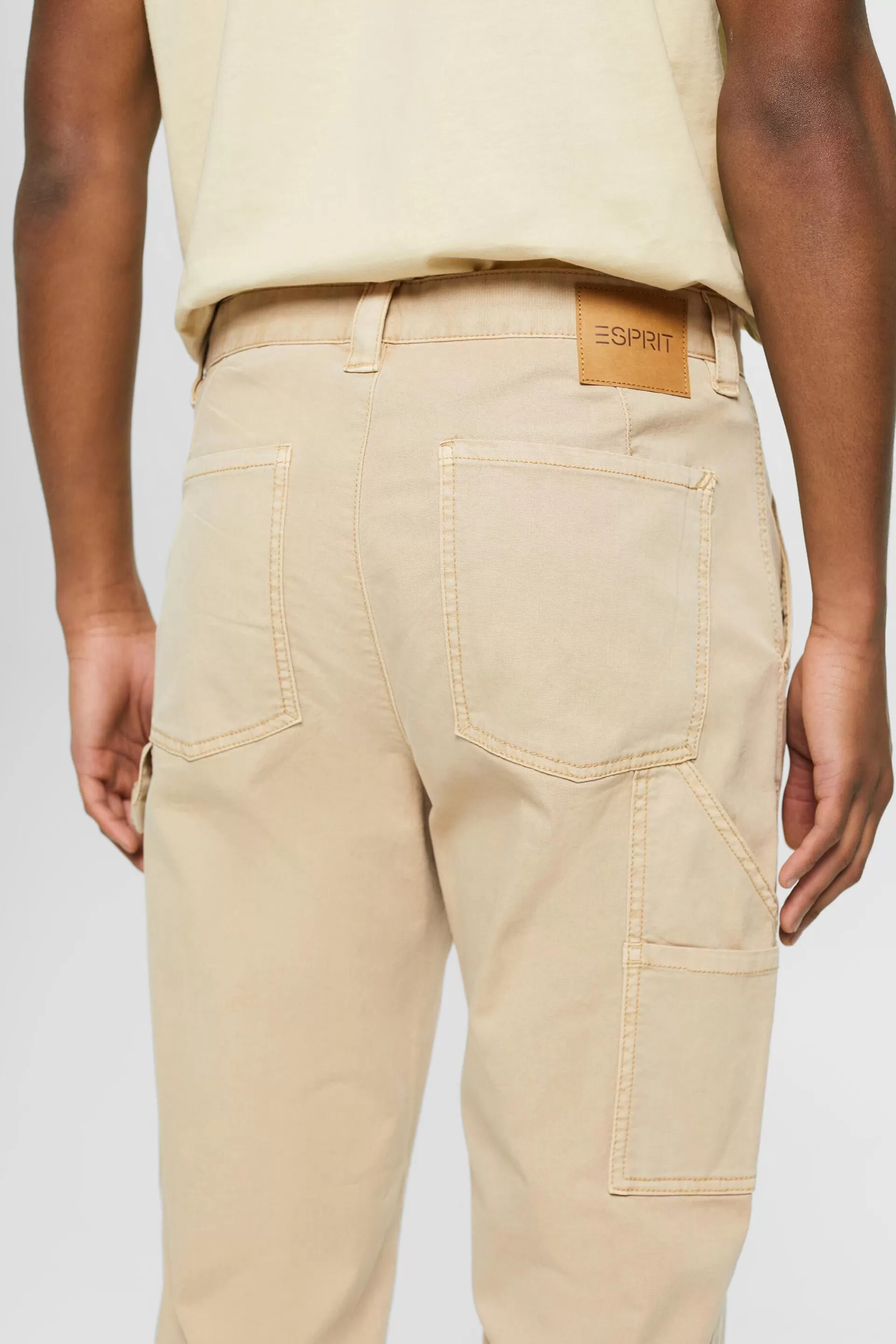 Cargohose im Vintage Straight Fit-ESPRIT Hot
