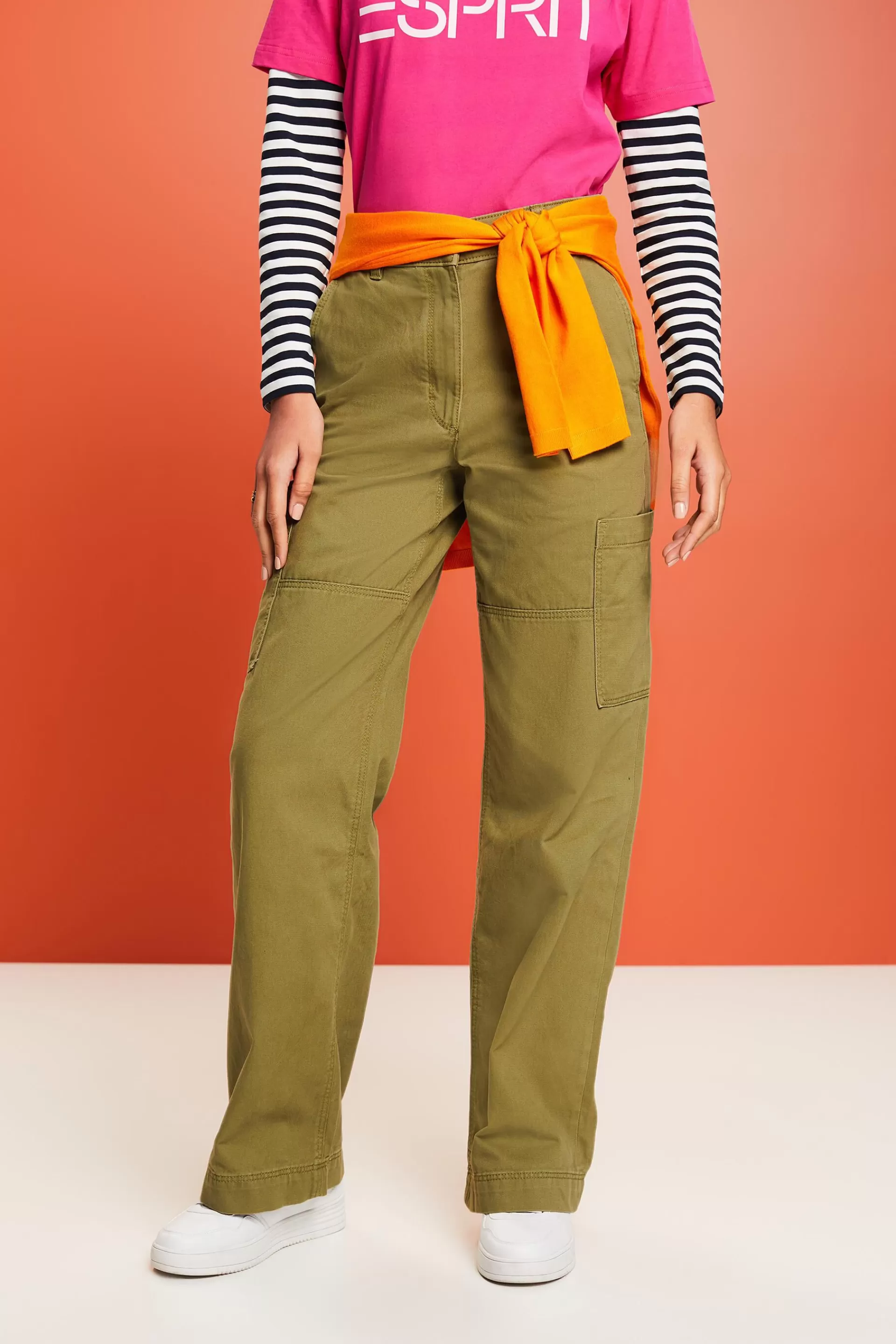 Cargohose mit weitem Bein-ESPRIT Flash Sale