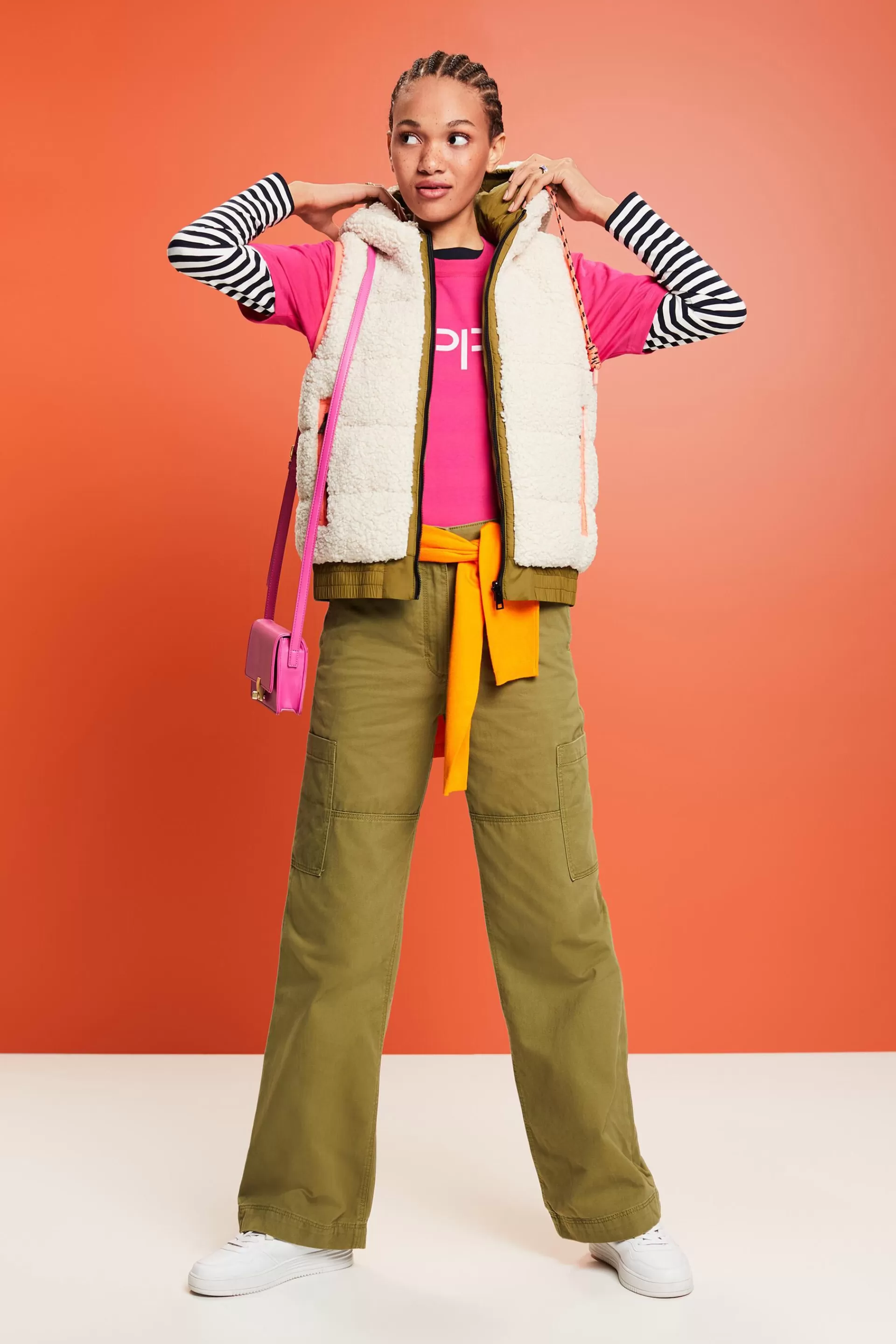 Cargohose mit weitem Bein-ESPRIT Flash Sale