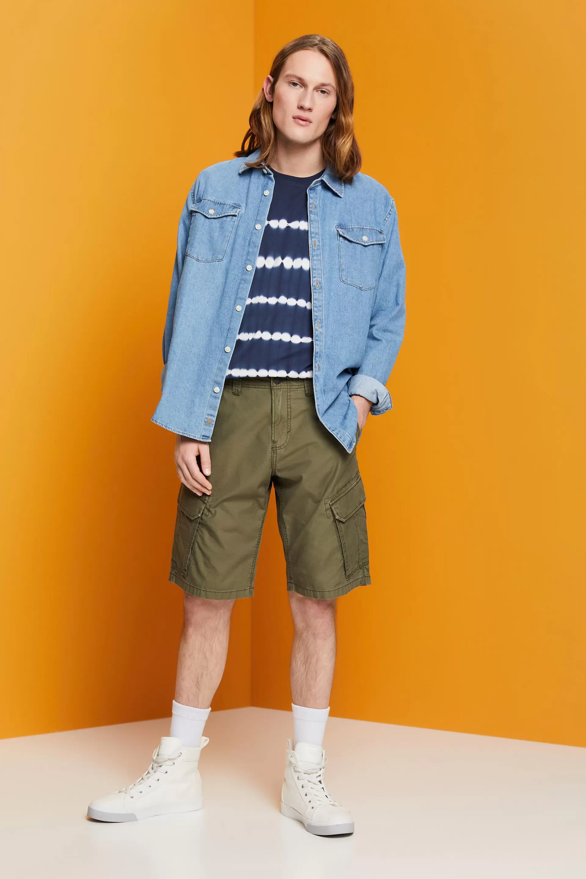 Cargoshorts, 100% Baumwolle-ESPRIT Discount