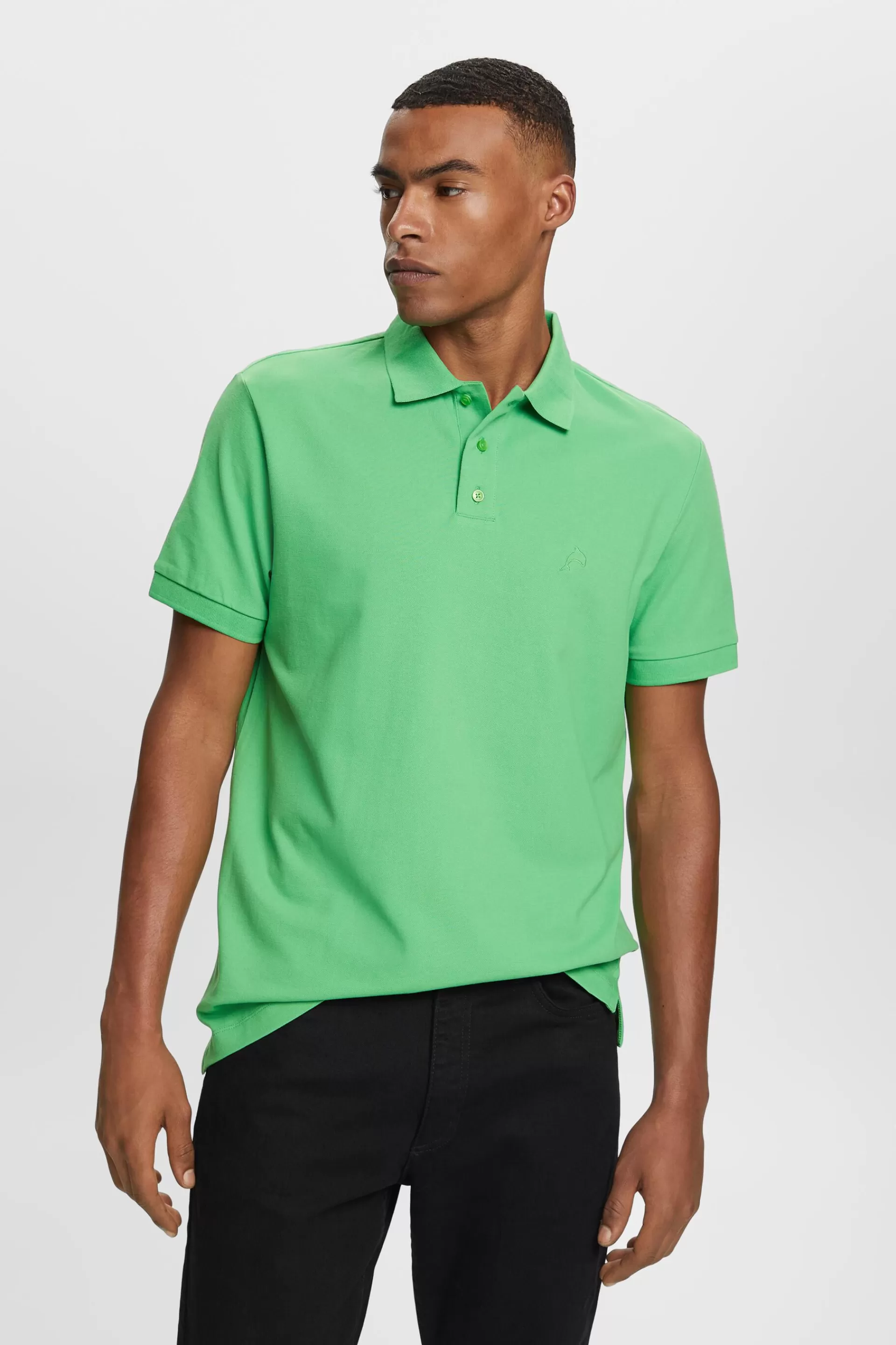 Charakteristisches Piqué-Poloshirt-ESPRIT Discount