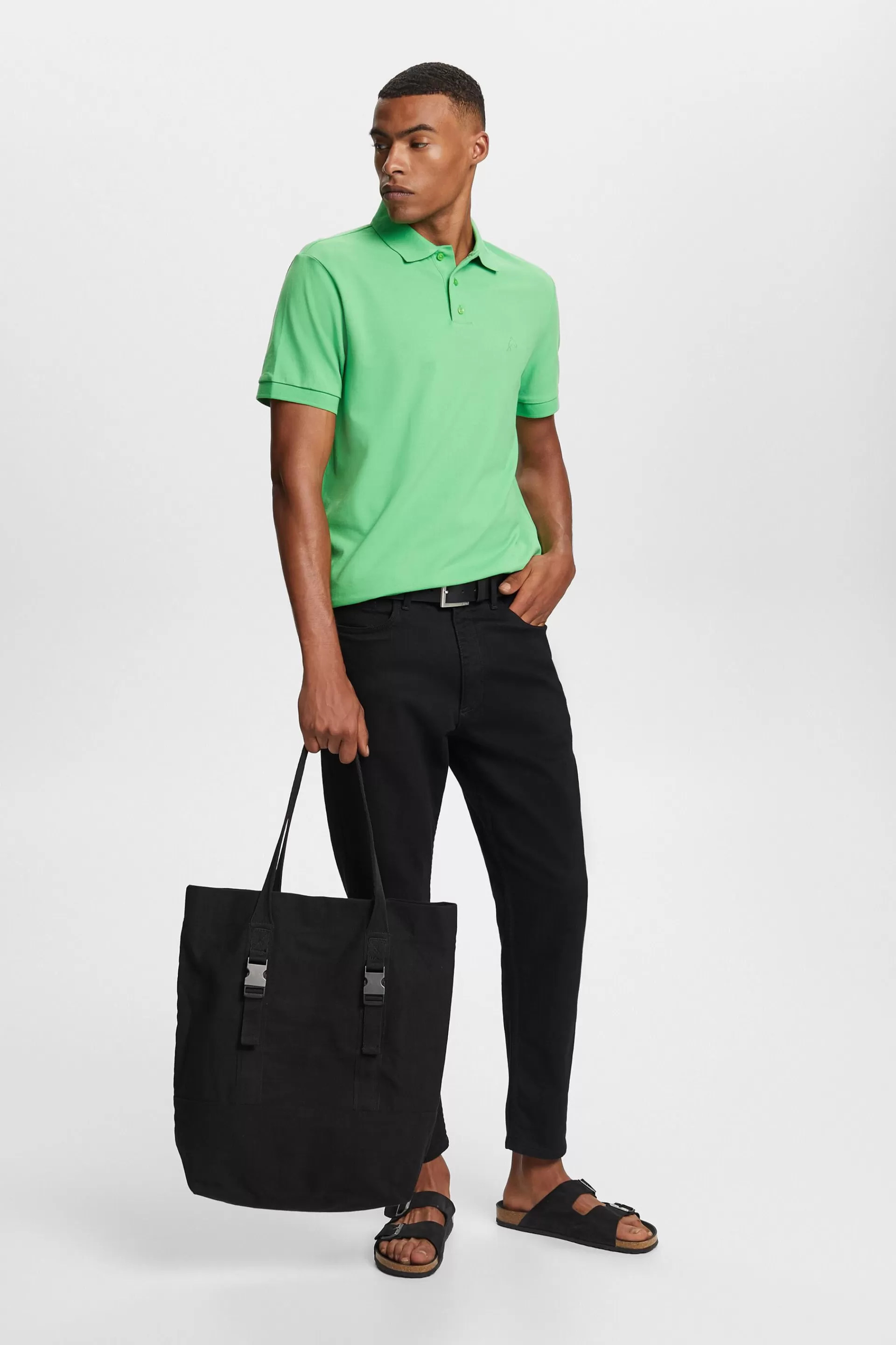 Charakteristisches Piqué-Poloshirt-ESPRIT Discount
