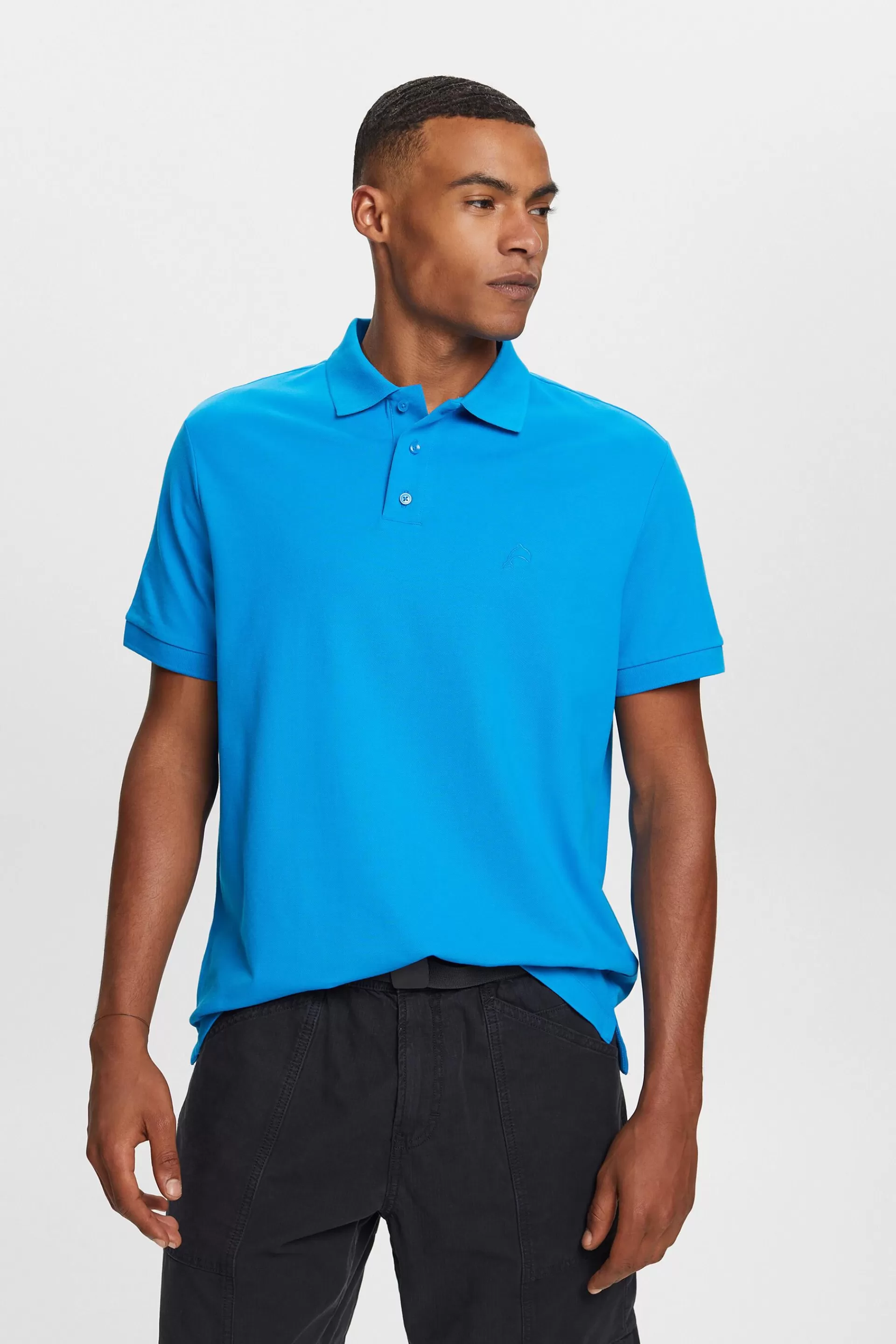 Charakteristisches Piqué-Poloshirt-ESPRIT Fashion