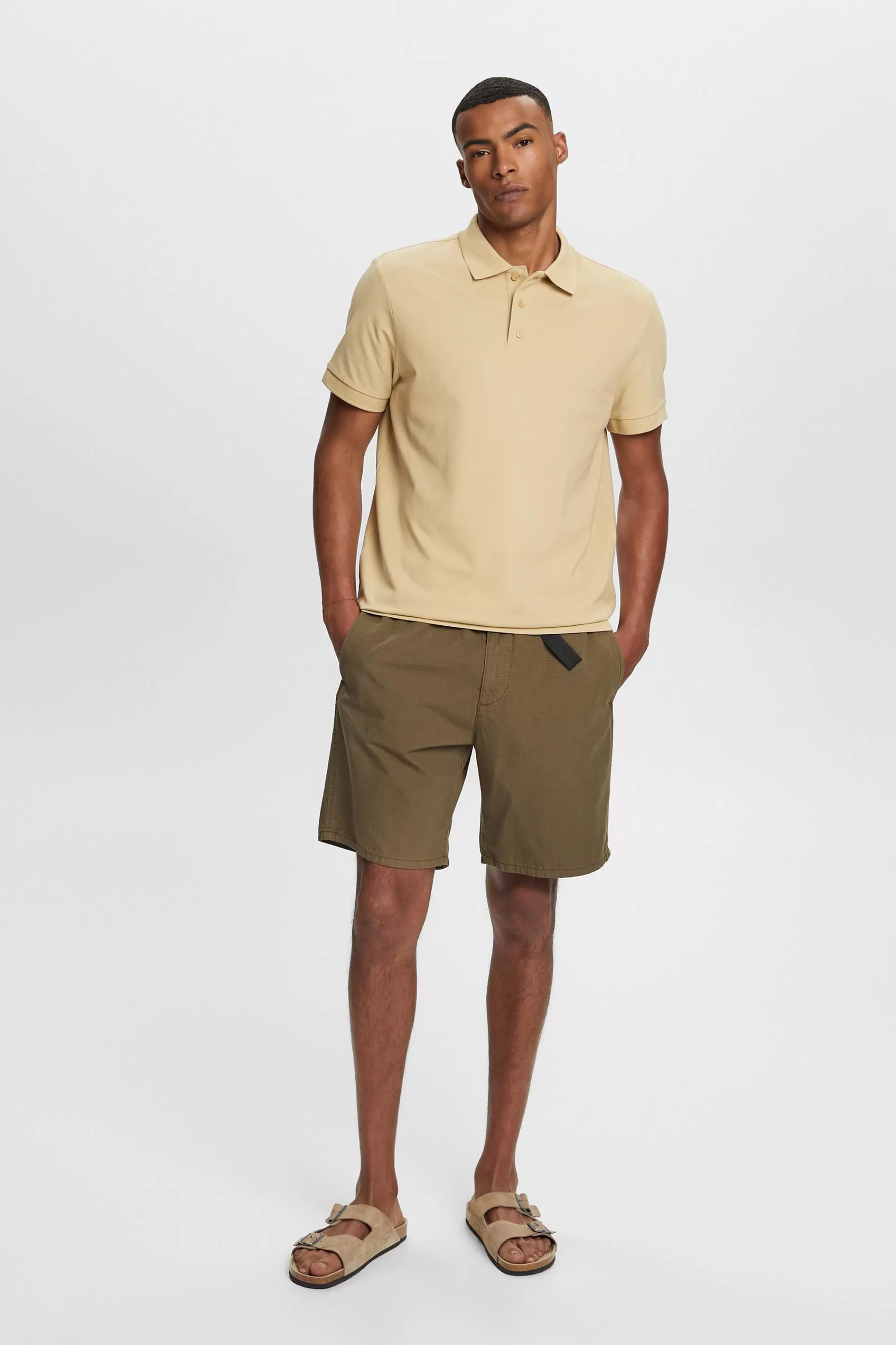 Charakteristisches Piqué-Poloshirt-ESPRIT Flash Sale