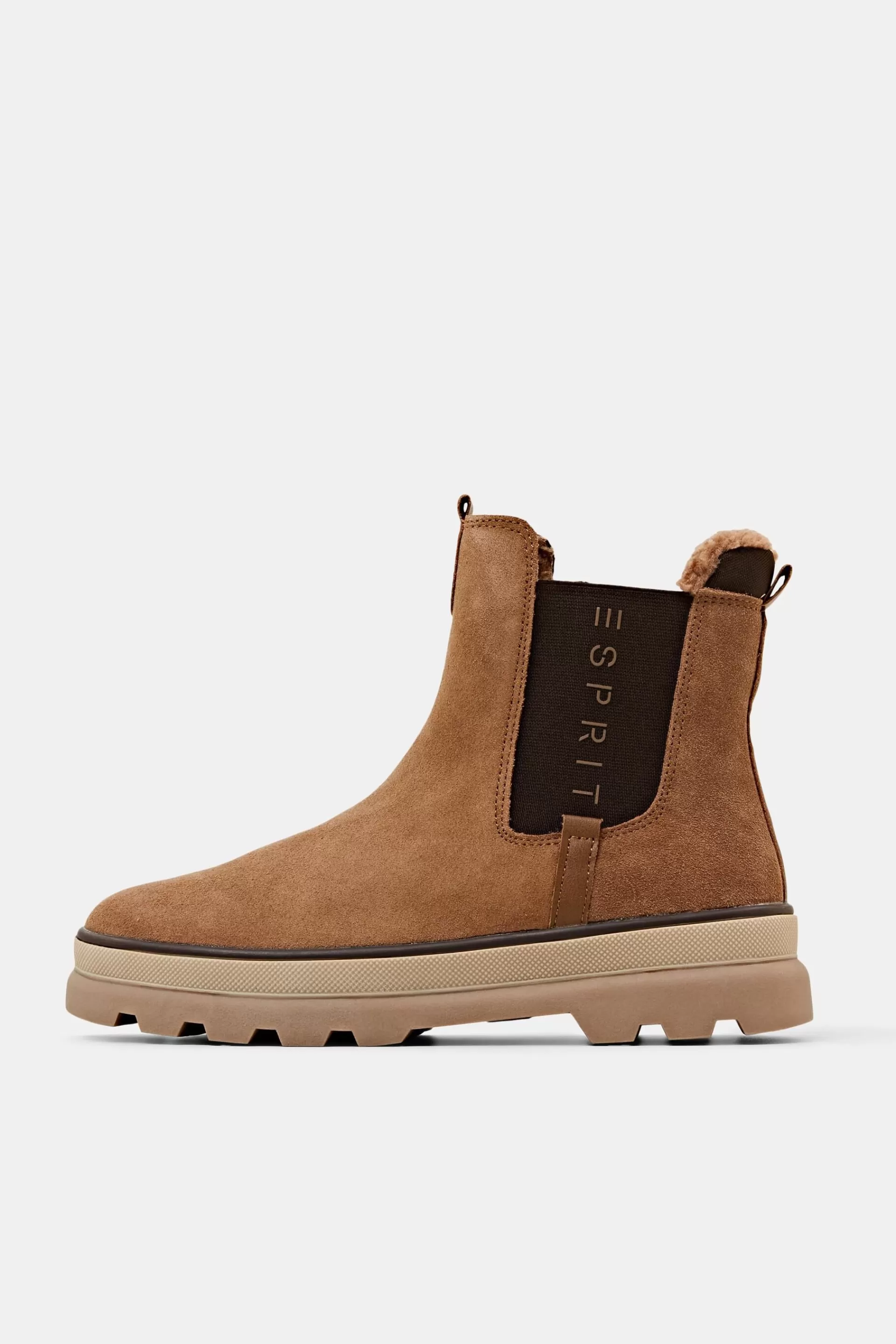 Chelsea Boots aus Rauleder-ESPRIT Clearance