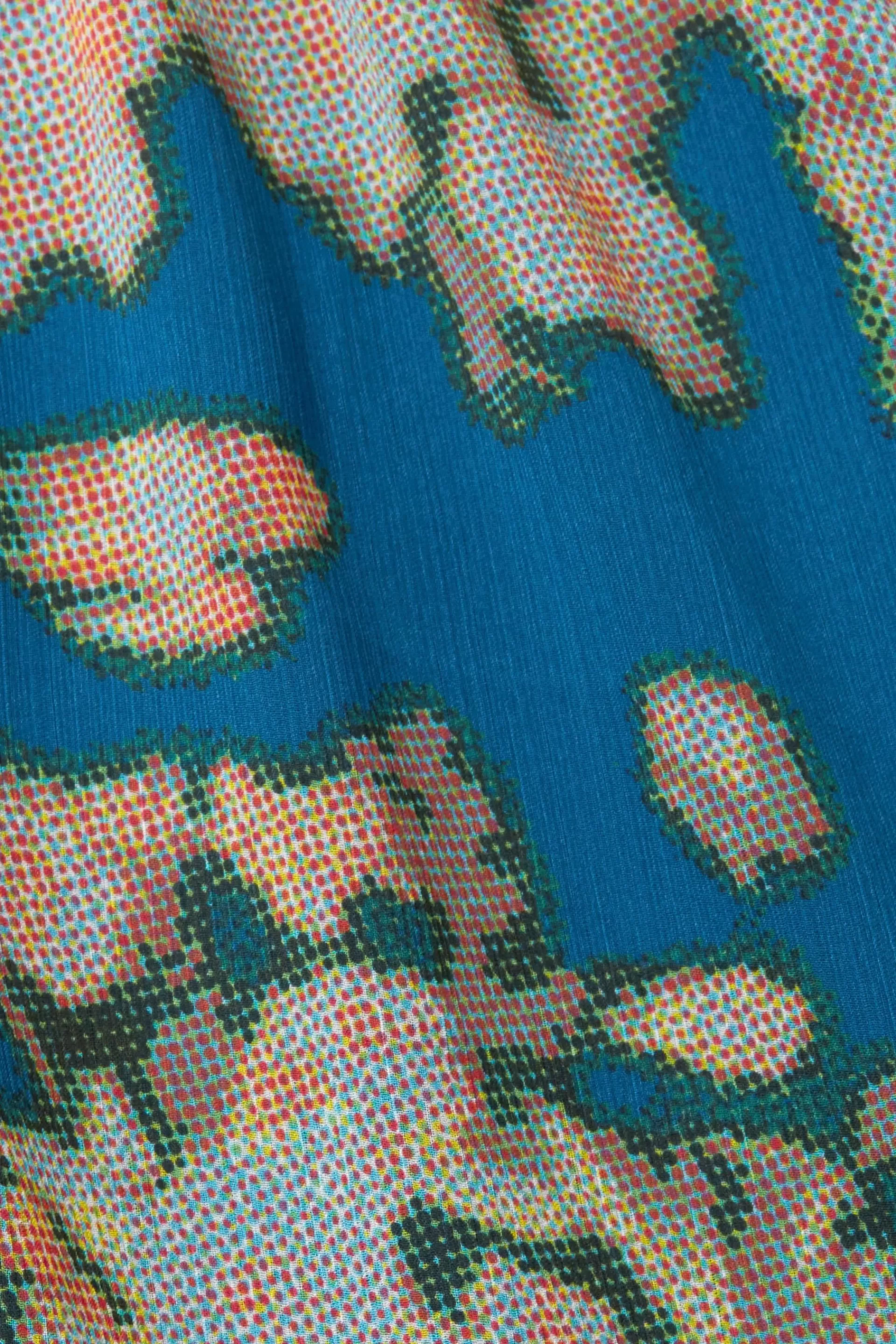 Chiffon-Kleid mit Muster-ESPRIT New