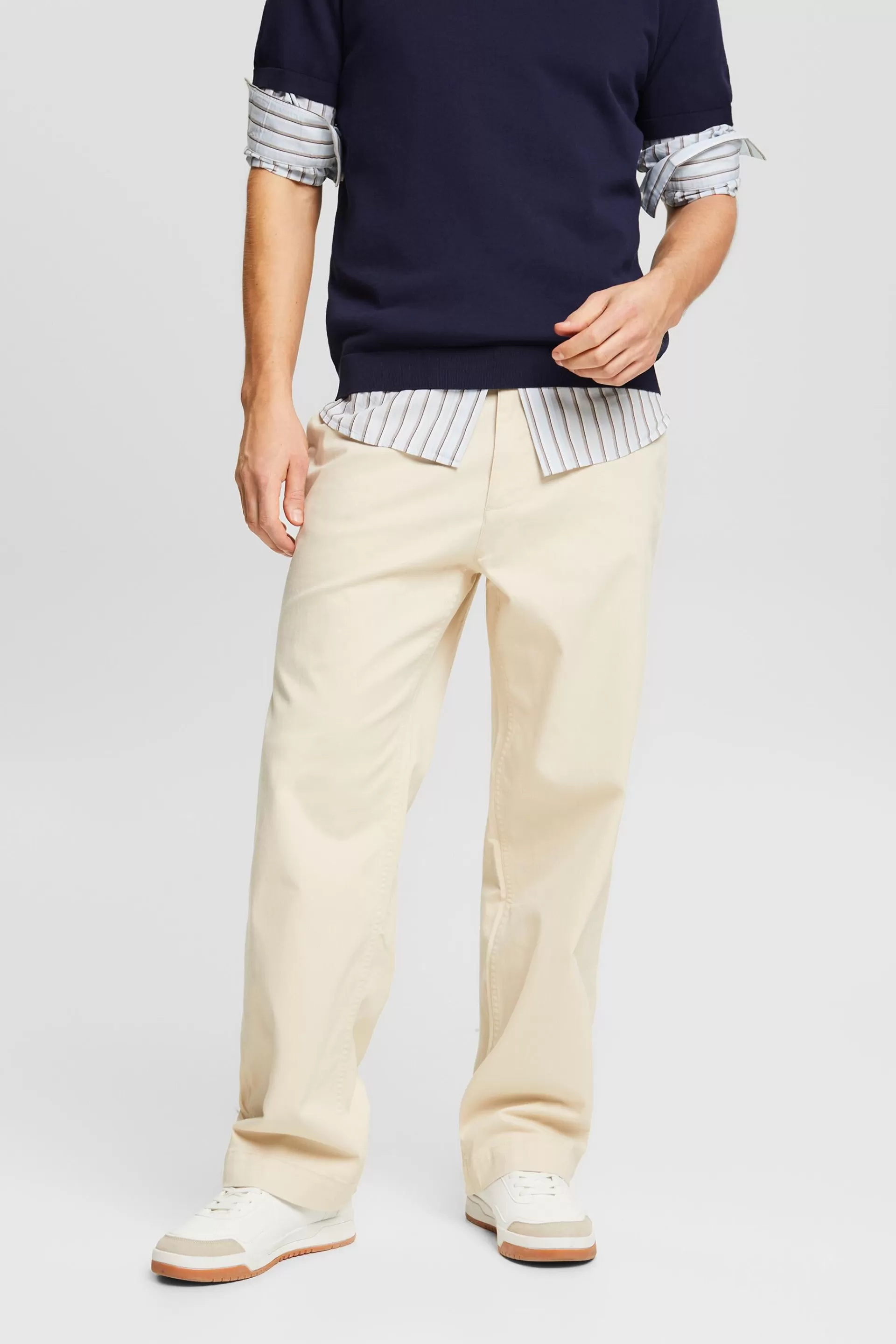 Chinohose in gerader Passform-ESPRIT New