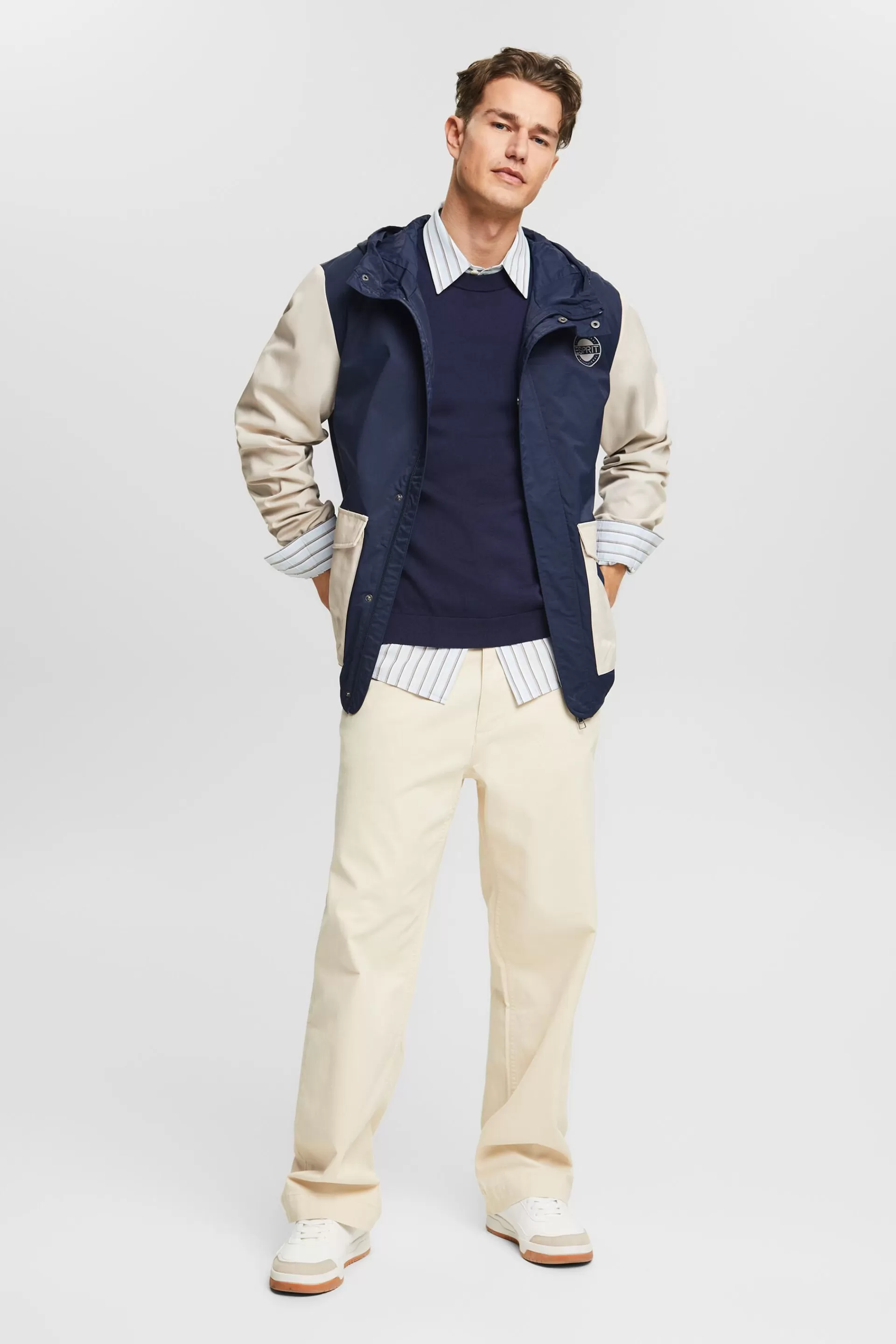 Chinohose in gerader Passform-ESPRIT New