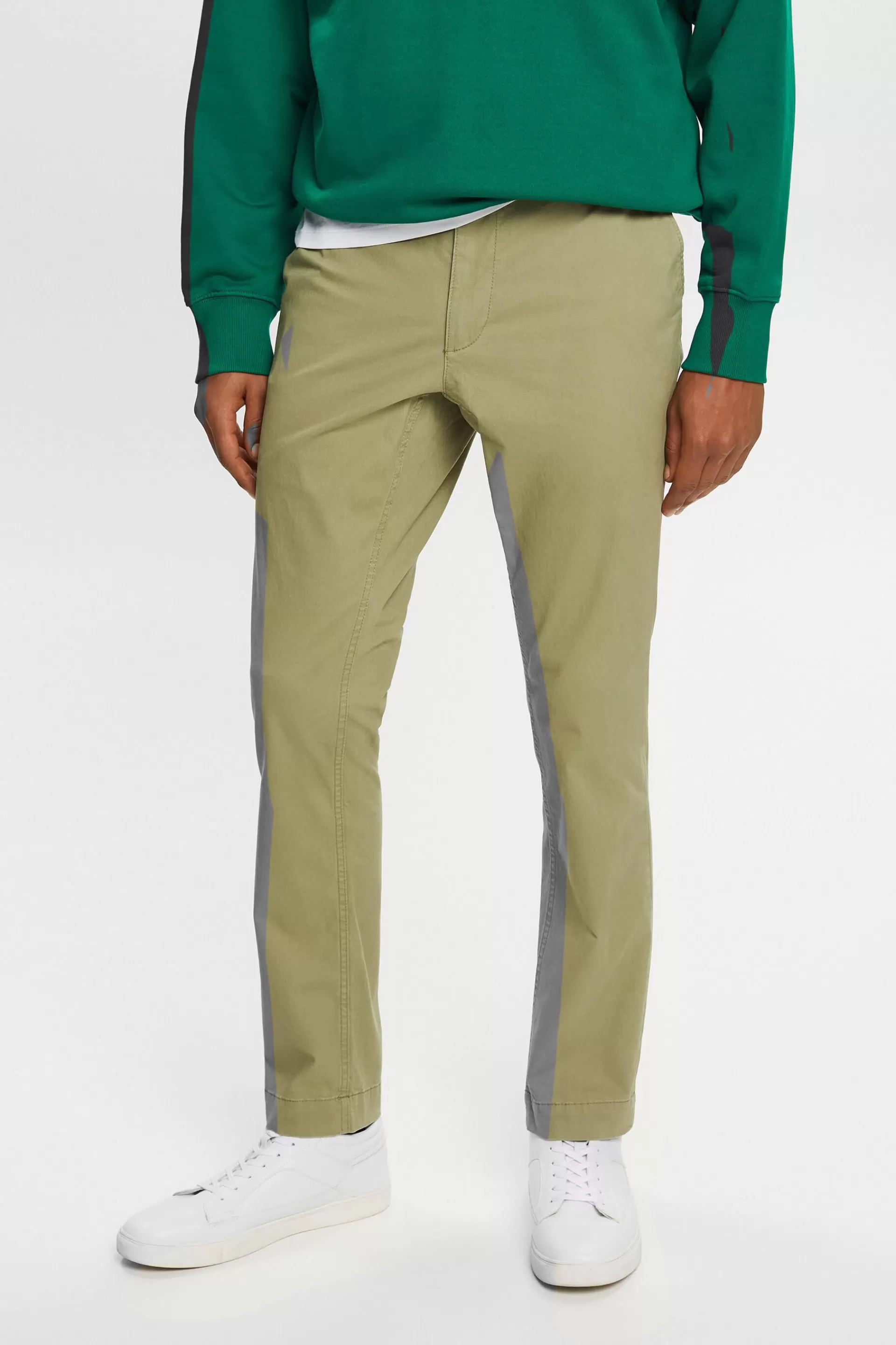 Chinohose mit schmalem Bein-ESPRIT Store