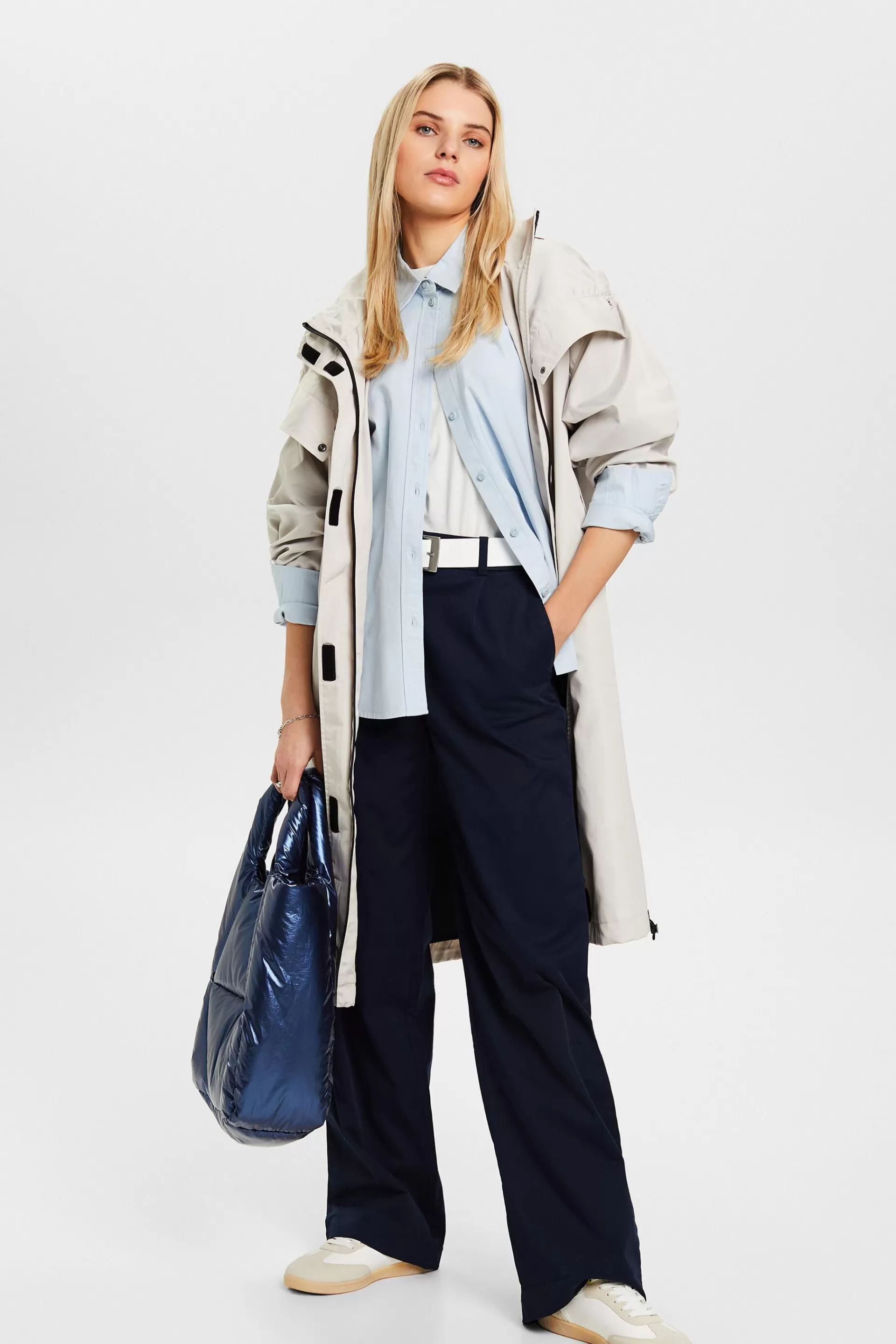 Chinohose mit weitem Bein-ESPRIT Cheap