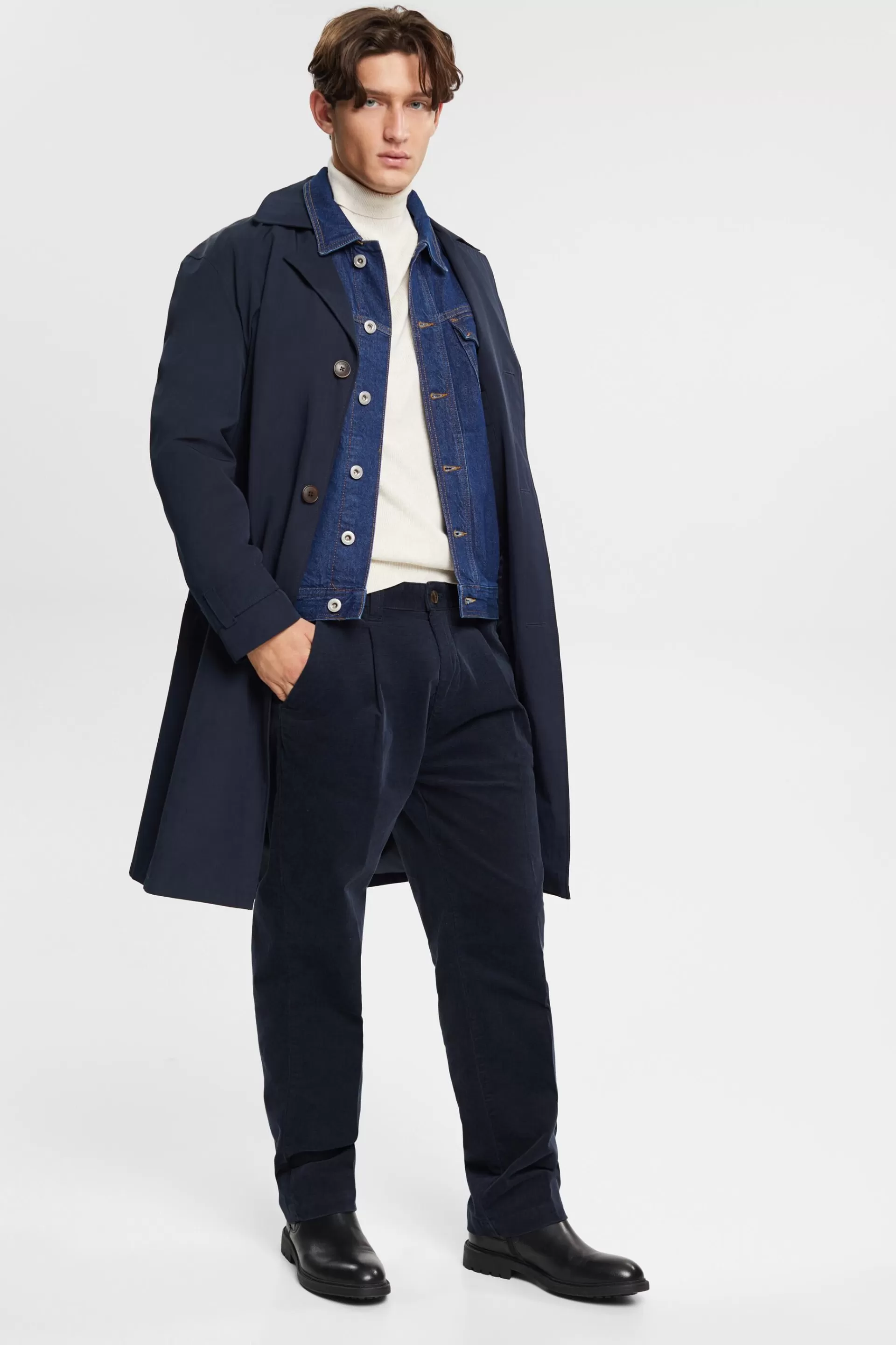Cordhose mit weitem Bein-ESPRIT Flash Sale