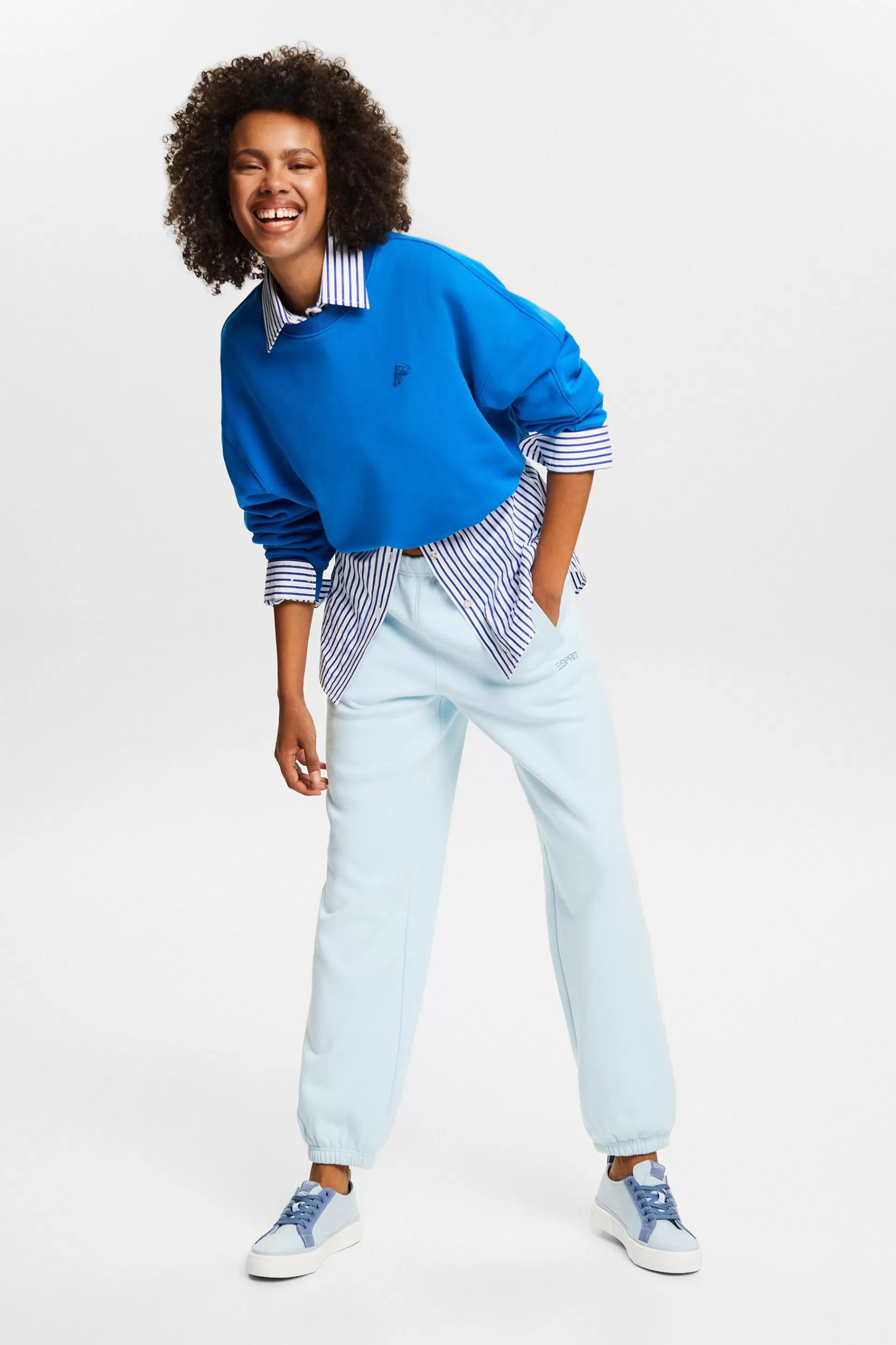 Cropped Sweatshirt mit Delfin-Patch-ESPRIT Outlet