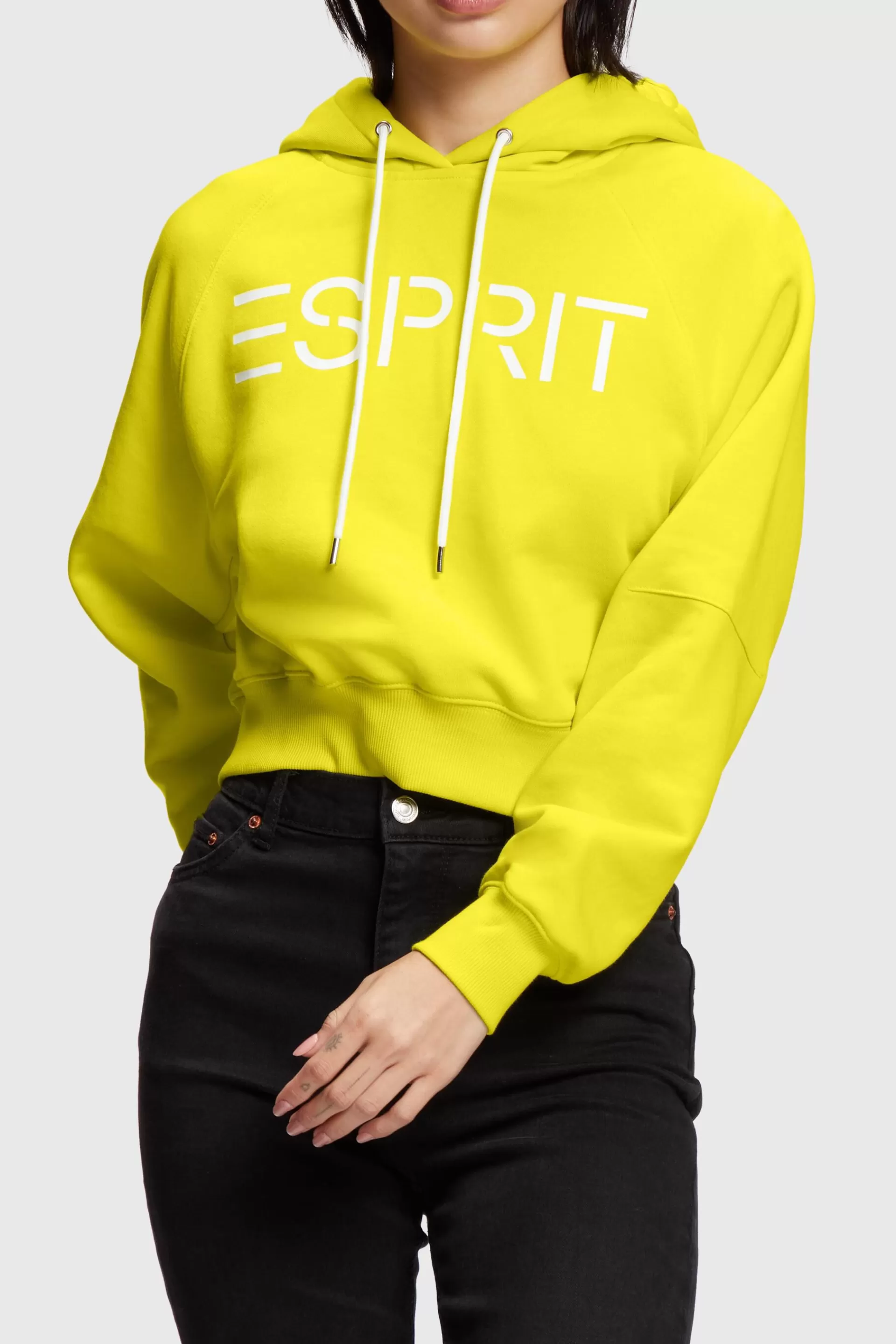 Cropped-Hoodie mit Logo-ESPRIT Store