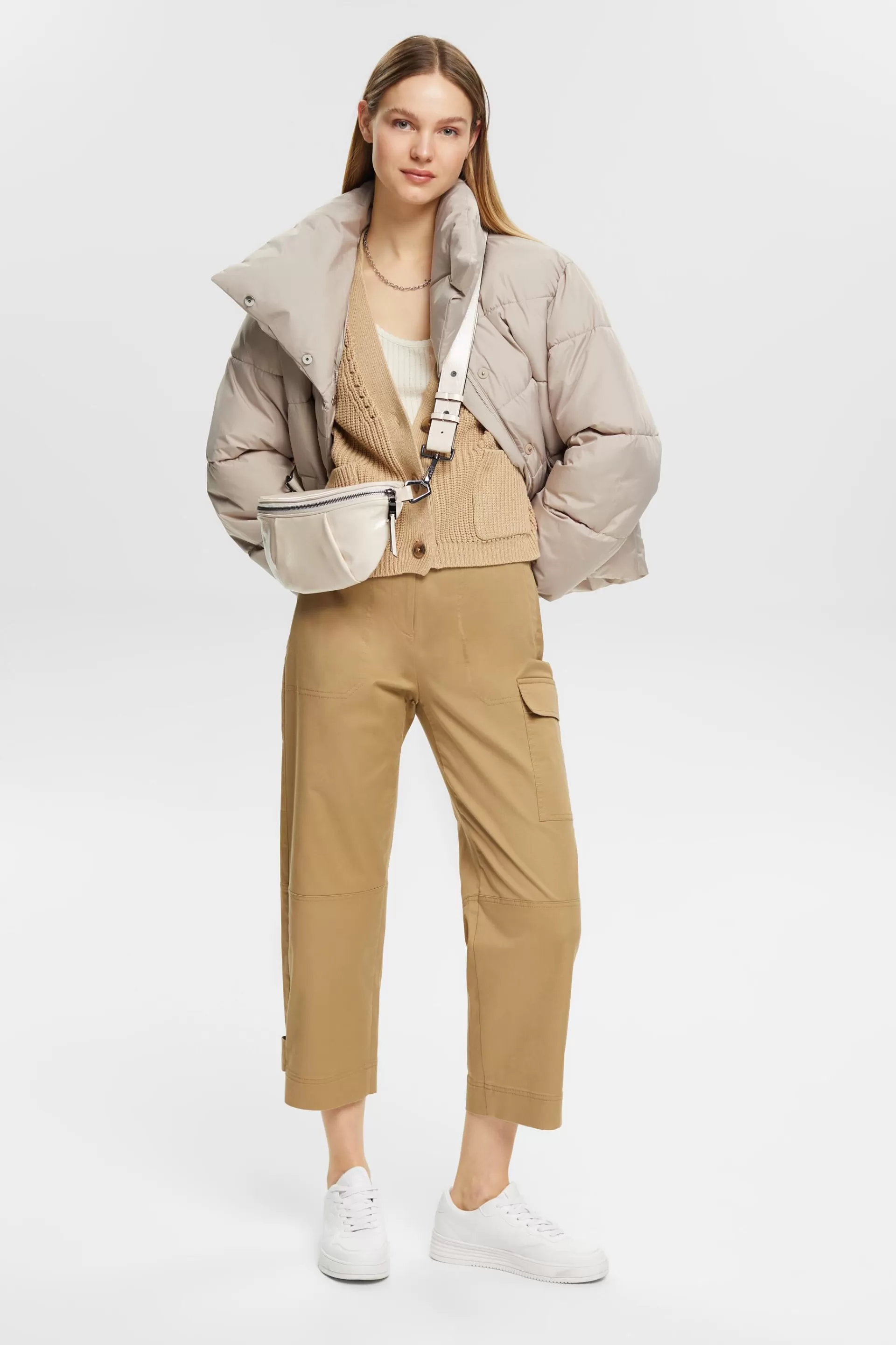 Cropped-Hose im Cargo-Look-ESPRIT Discount