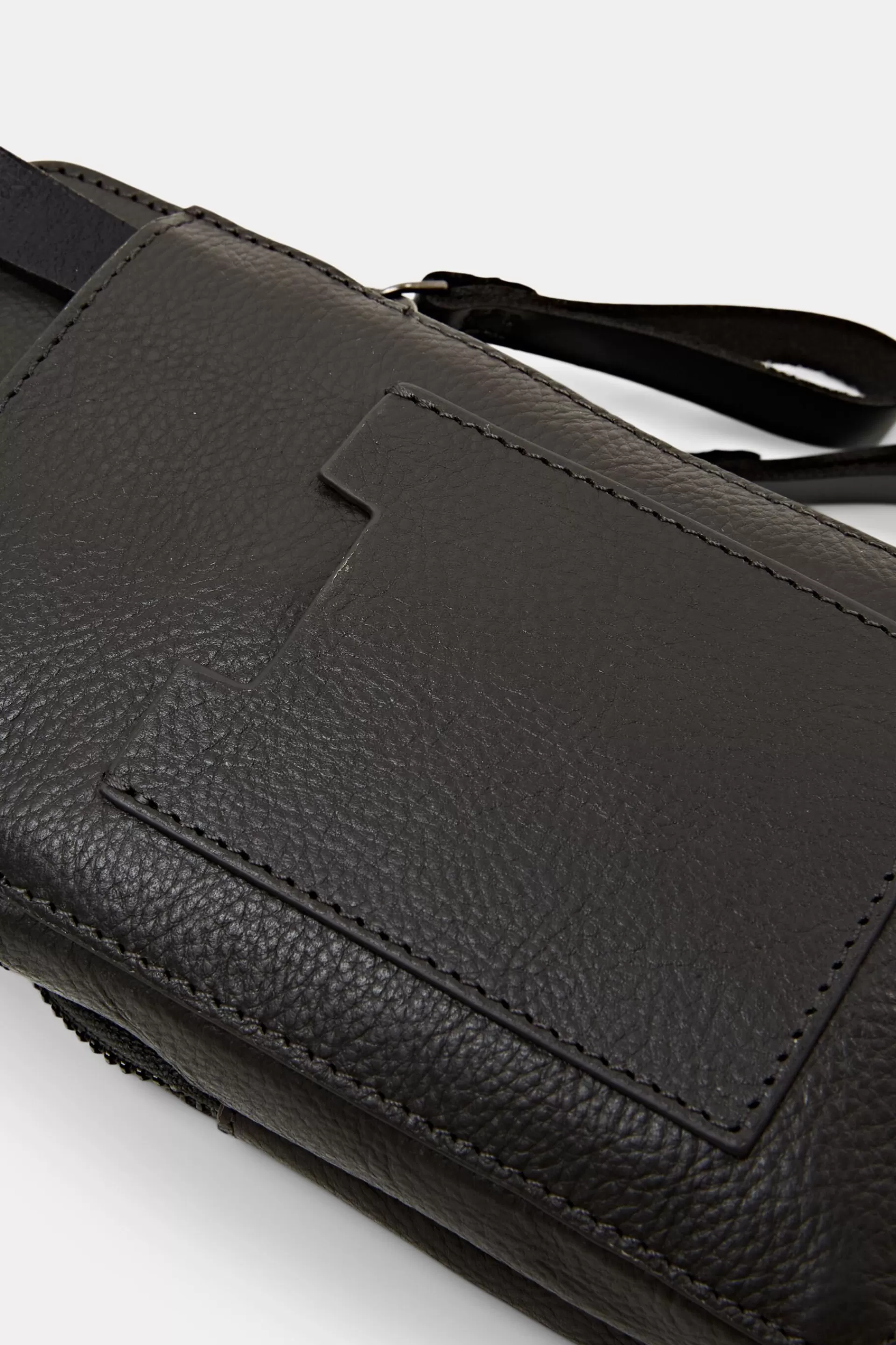 Crossbody-Handytasche aus Leder-ESPRIT Best