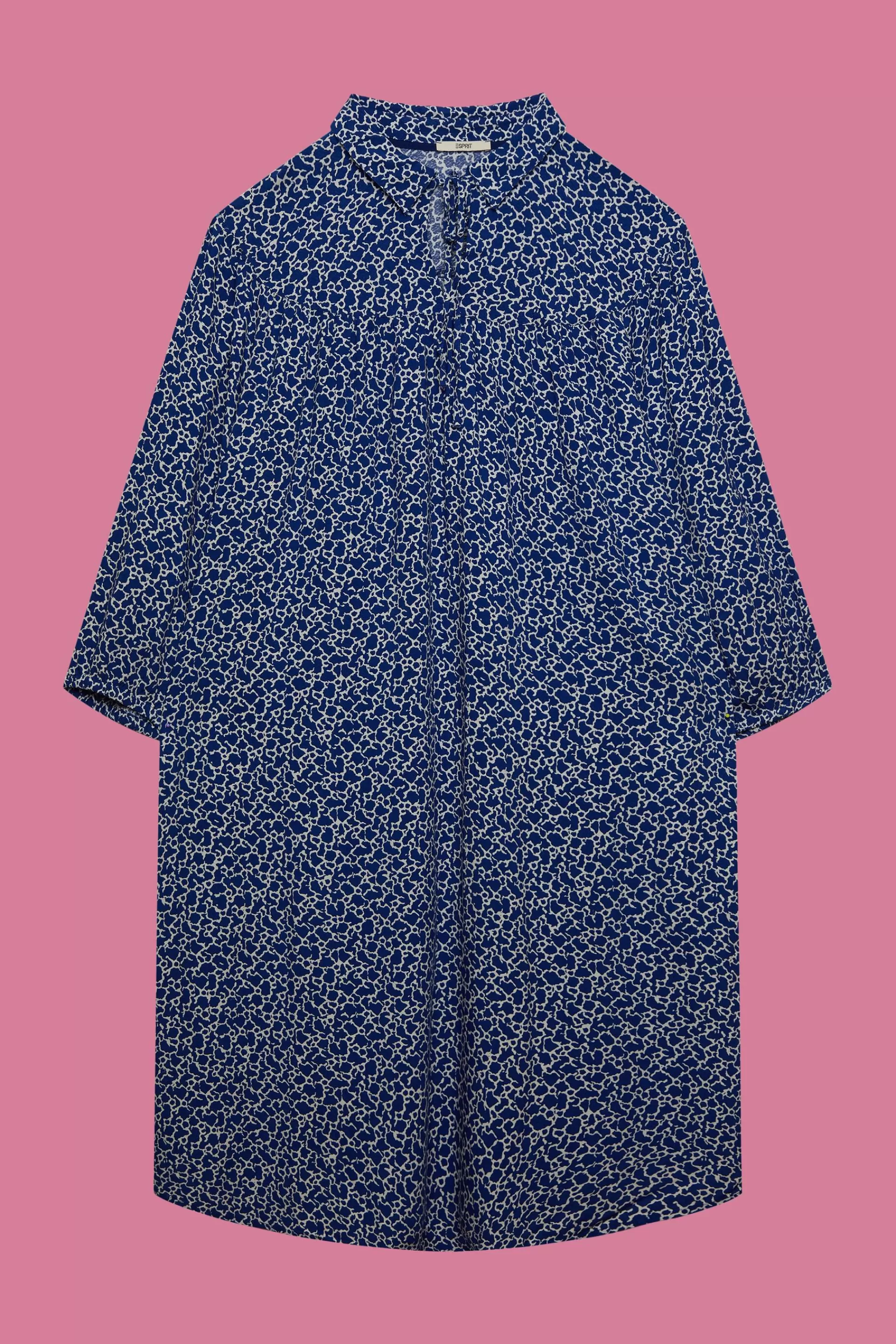 CURVY Midikleid mit Allover-Print-ESPRIT Discount