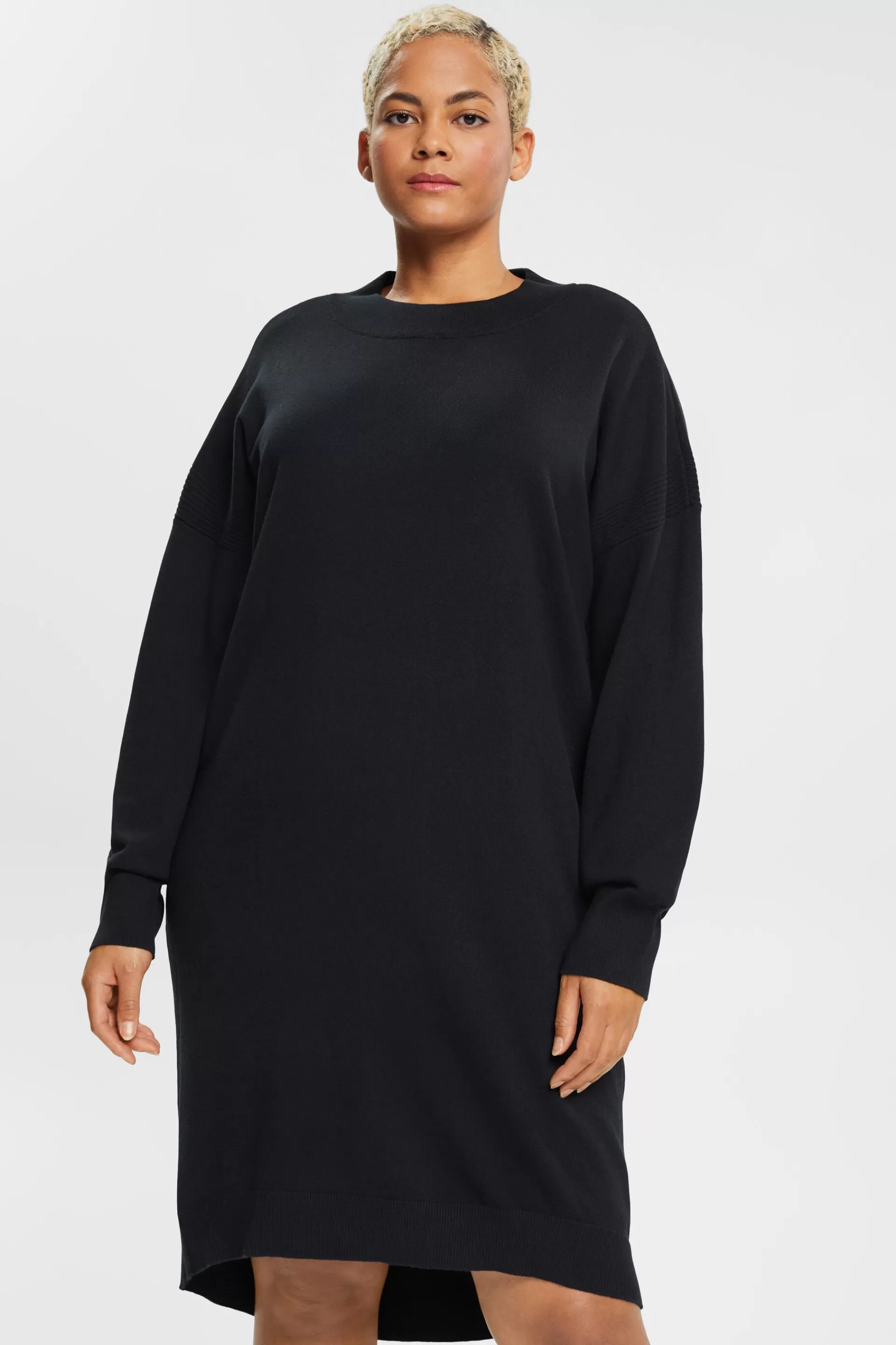 CURVY Strickkleid in Midilänge-ESPRIT Outlet