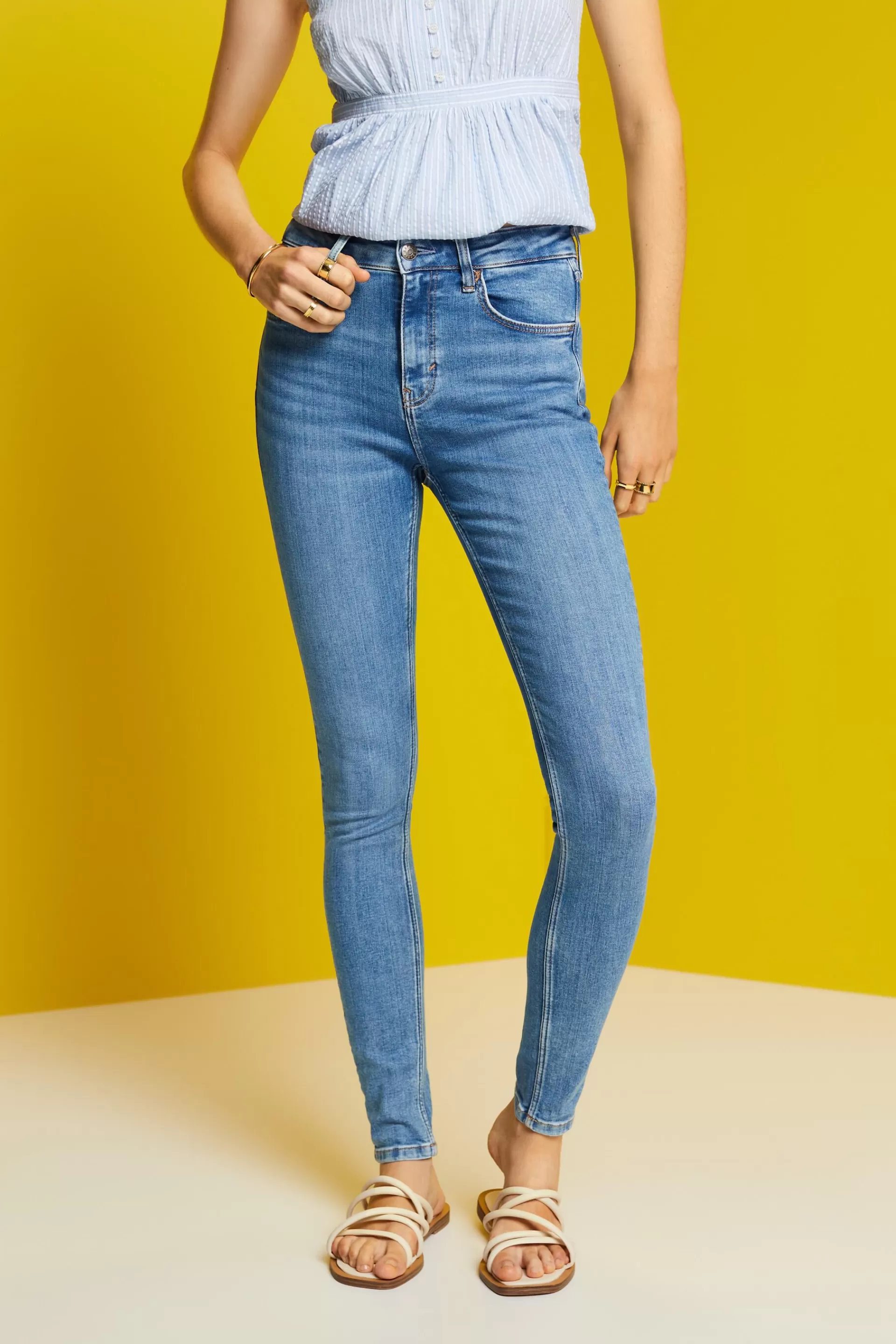 Denim aus Baumwoll-Stretch-ESPRIT Cheap