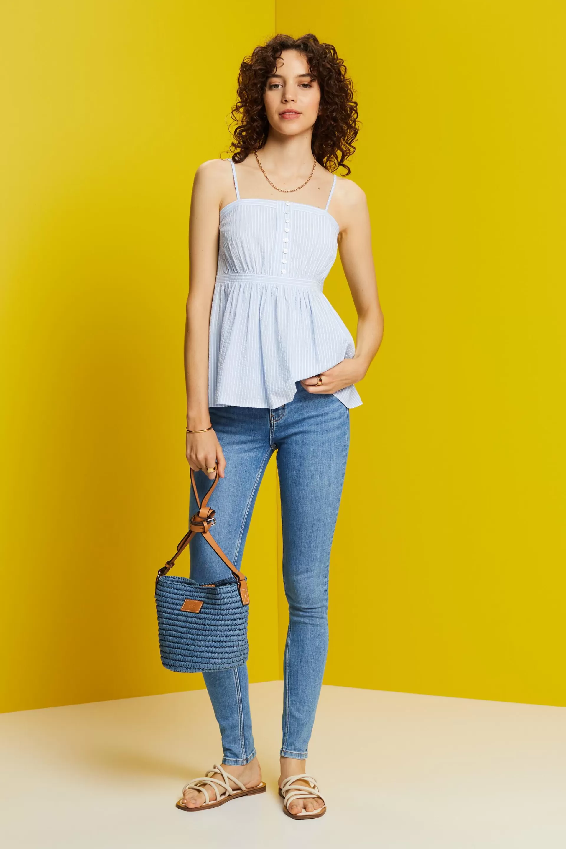 Denim aus Baumwoll-Stretch-ESPRIT Cheap