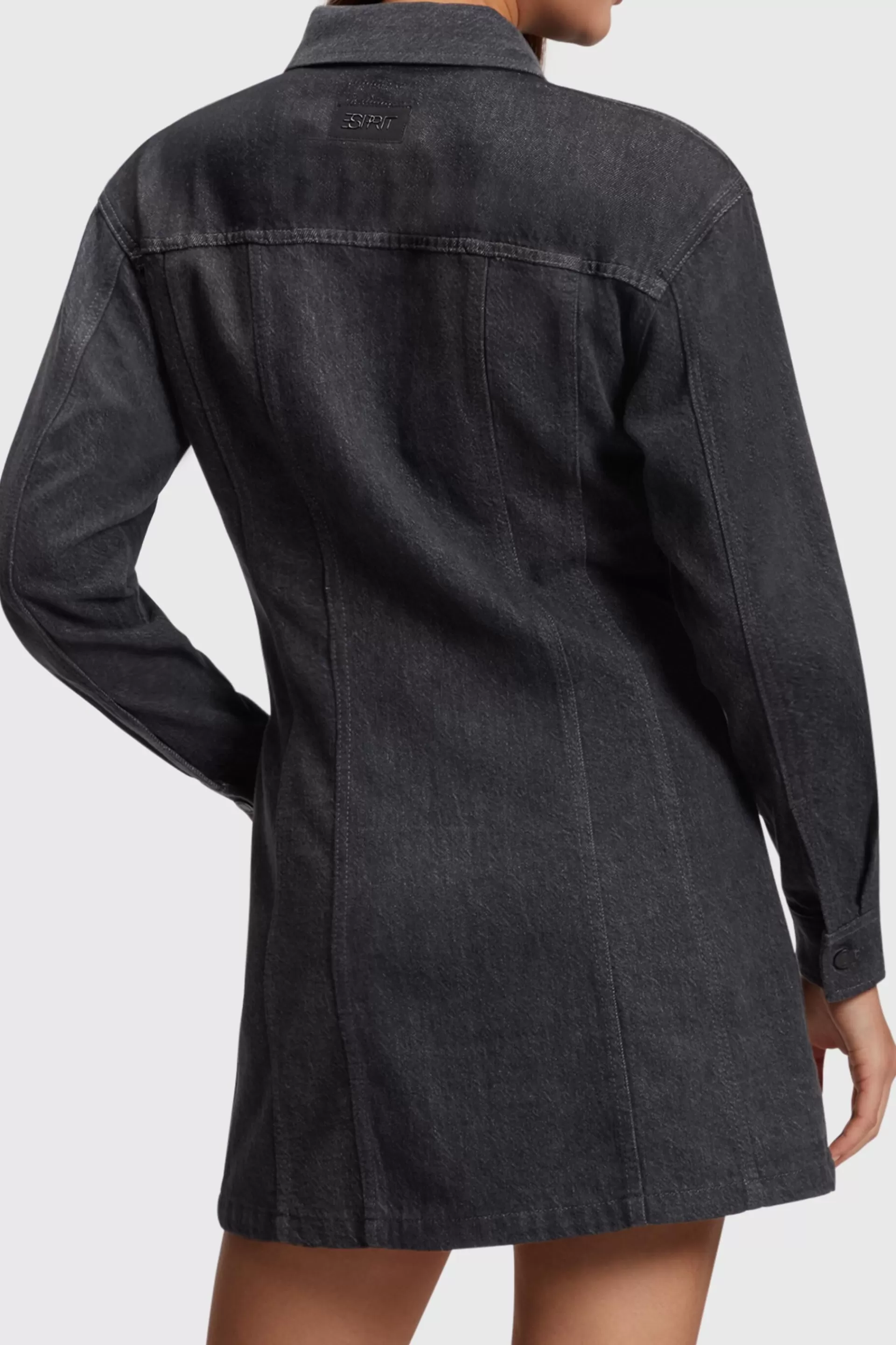 Denim-Hemdblusenkleid im Trucker-Style-ESPRIT Best Sale