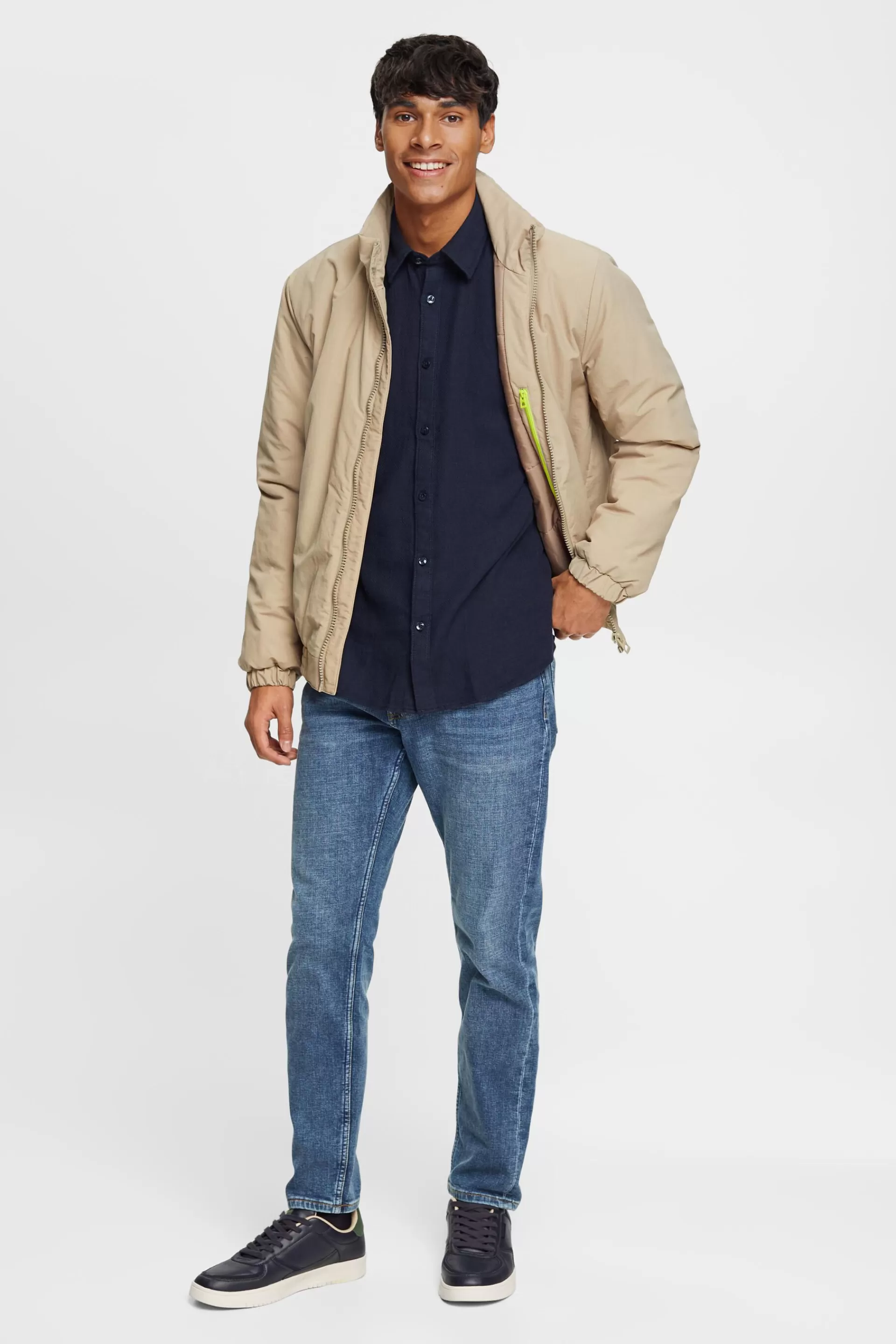 Dobby-Shirt-ESPRIT Cheap