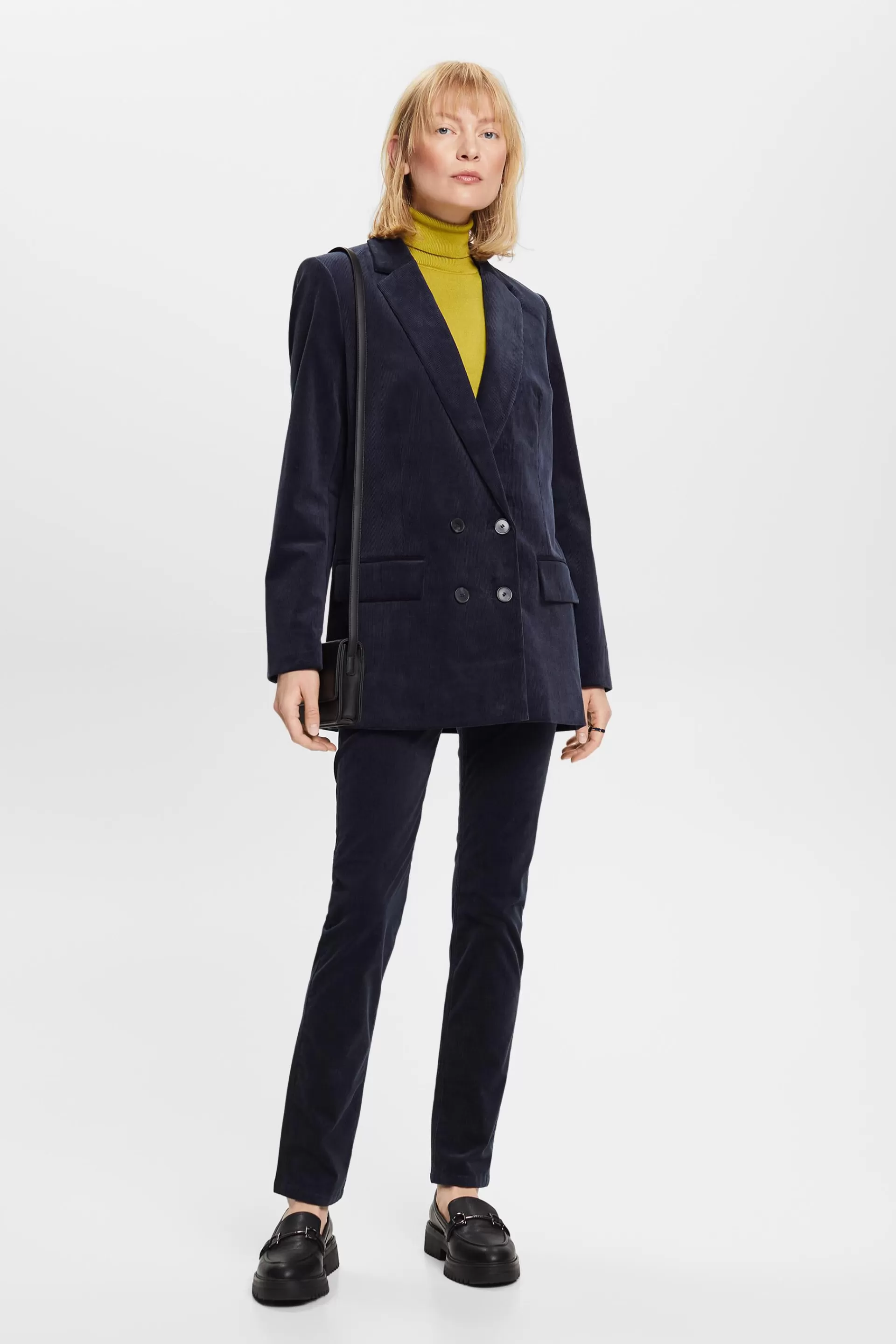 Doppelreihiger Cordblazer-ESPRIT Shop