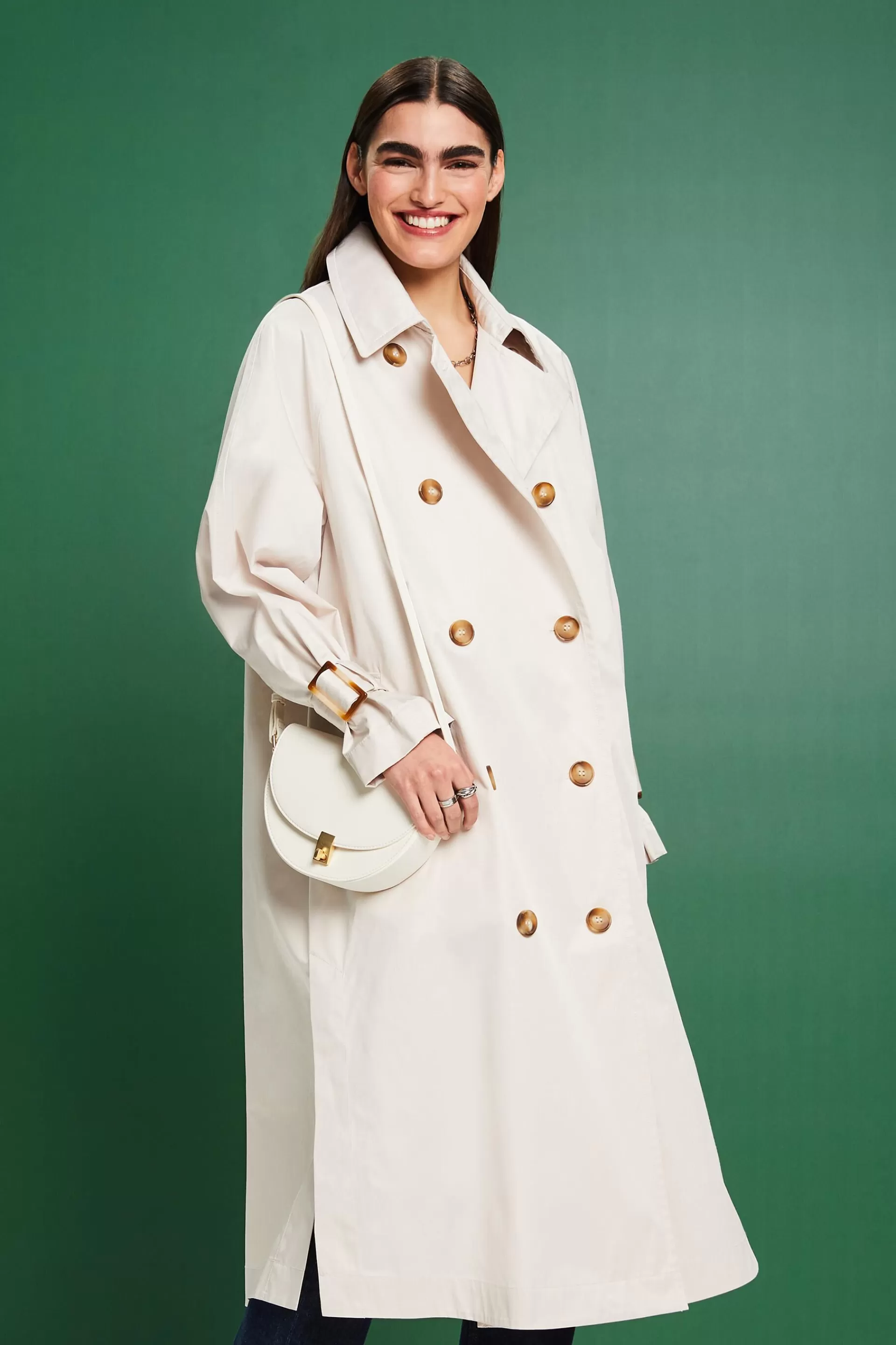 Doppelreihiger Trenchcoat-ESPRIT Fashion