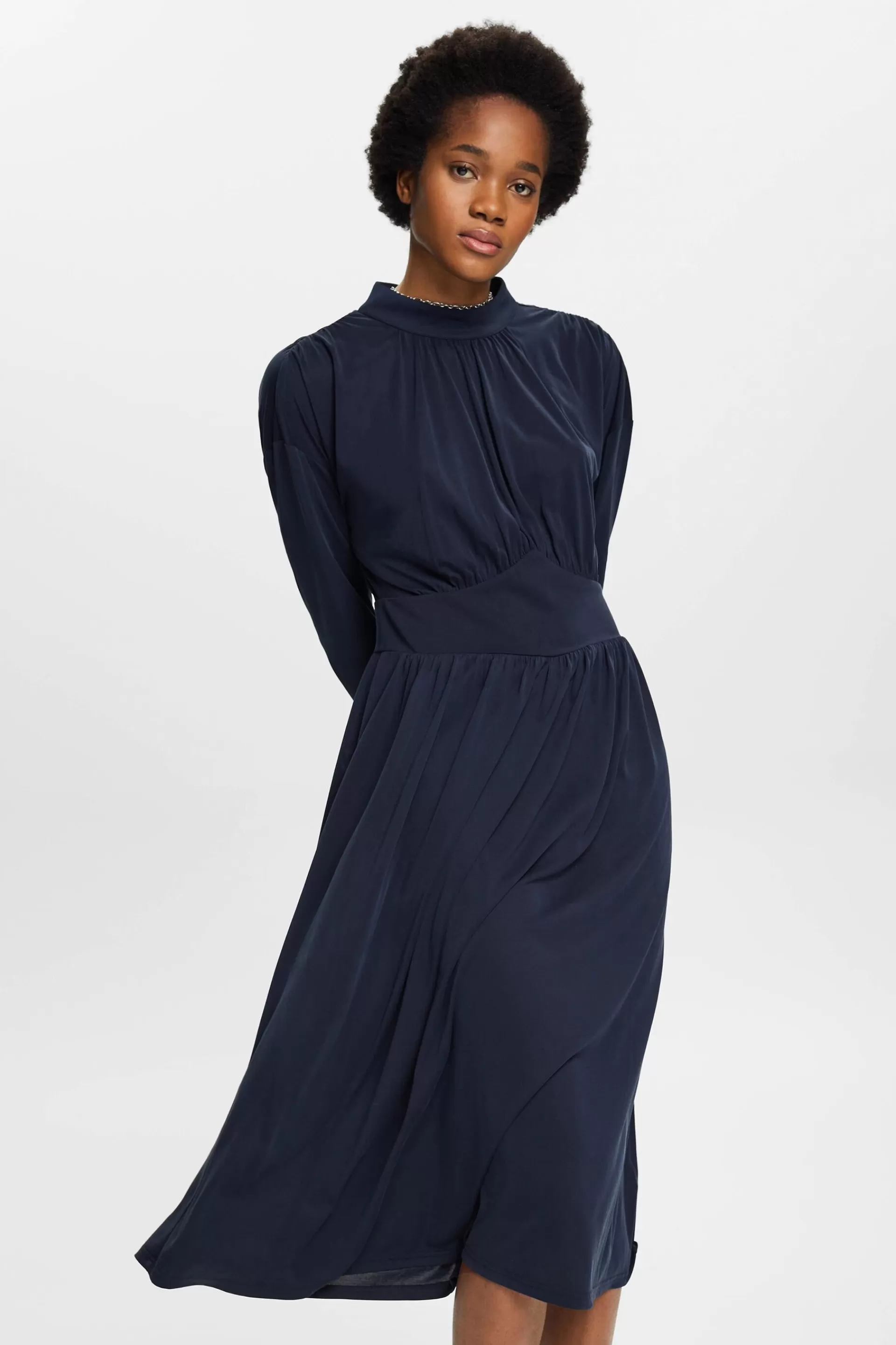 Drapiertes Midikleid-ESPRIT Clearance