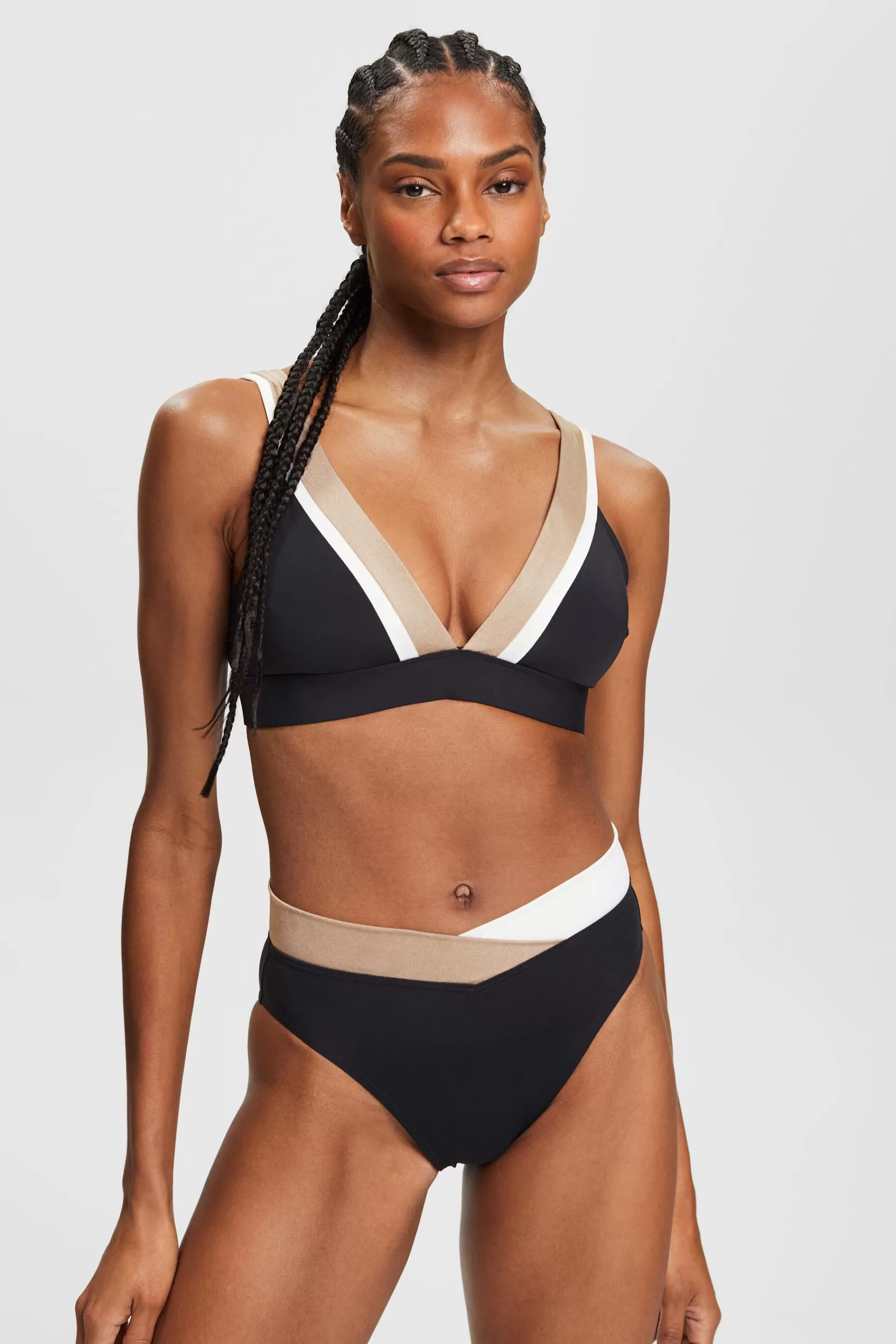 Dreifarbige Bikinihose-ESPRIT Flash Sale