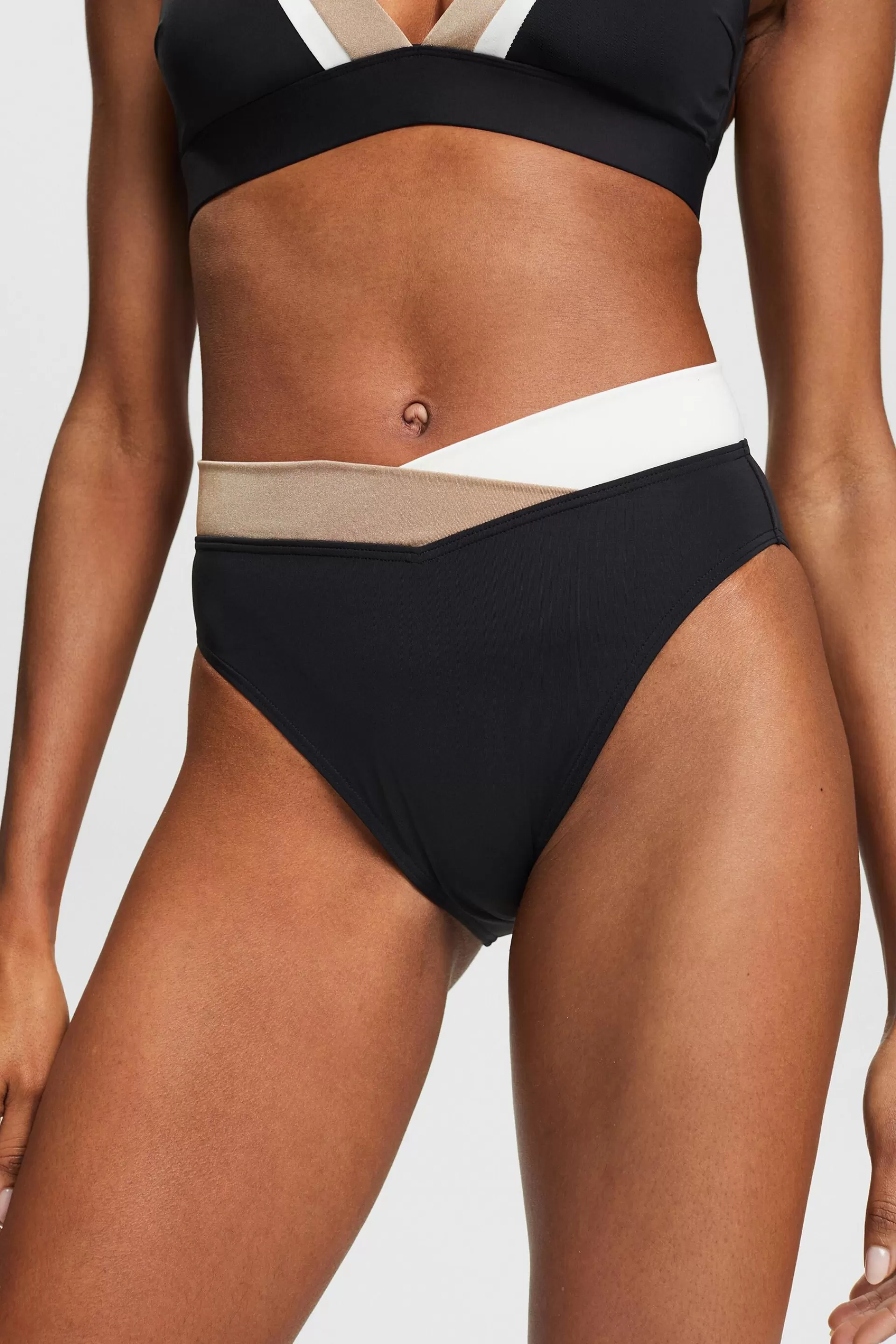 Dreifarbige Bikinihose-ESPRIT Flash Sale