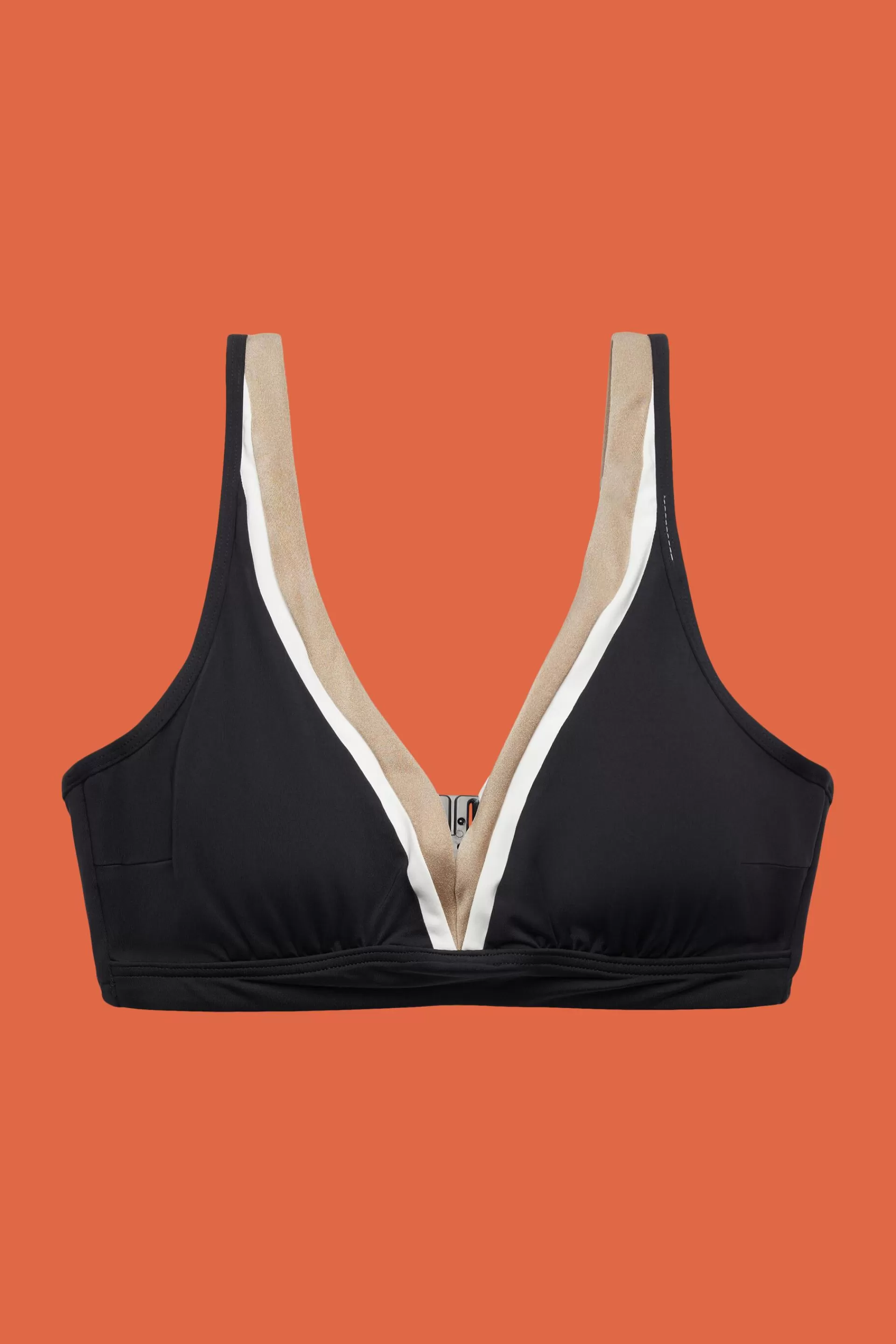 Dreifarbiges, wattiertes Bikinitop-ESPRIT Hot