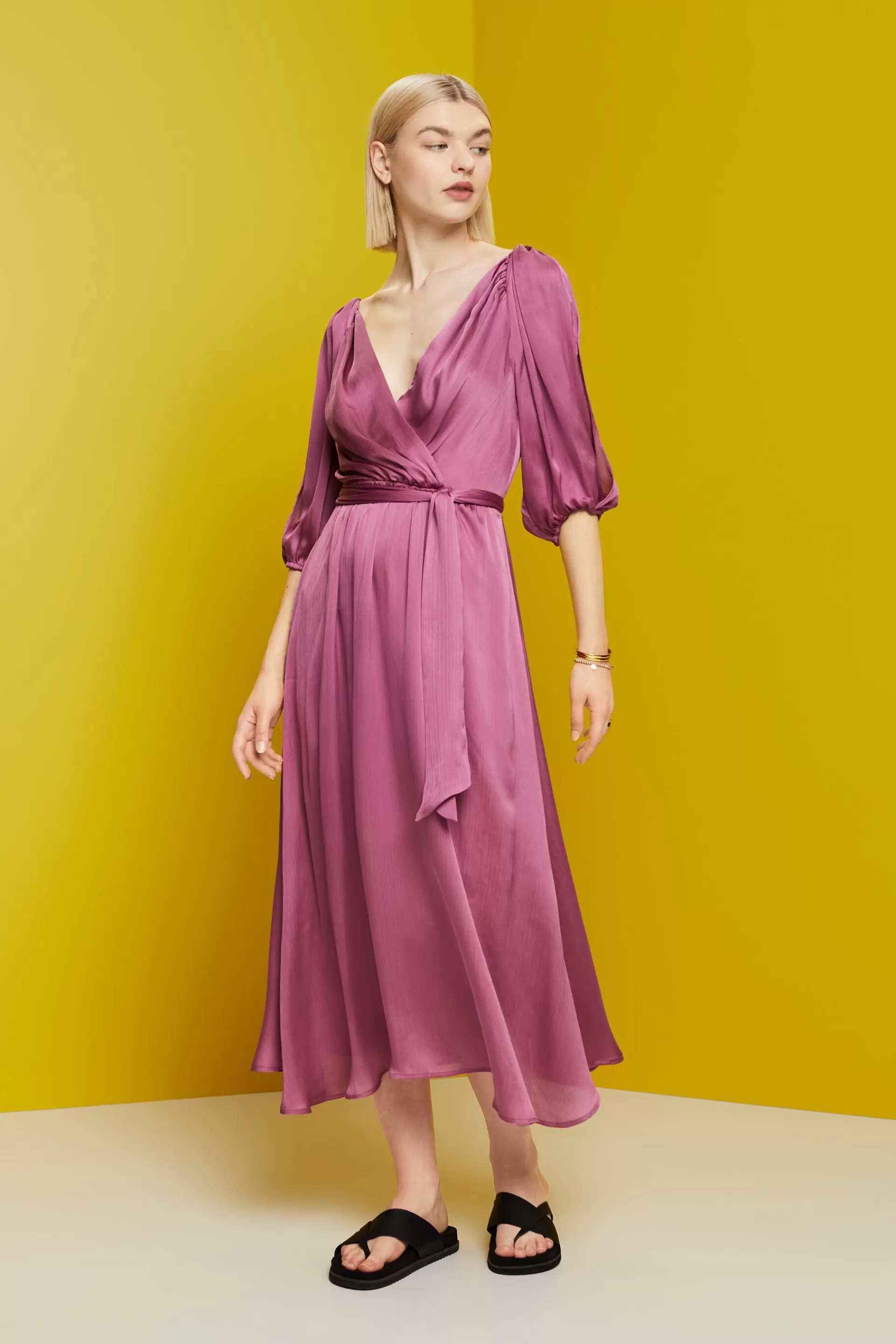 Dresses light woven-ESPRIT Online