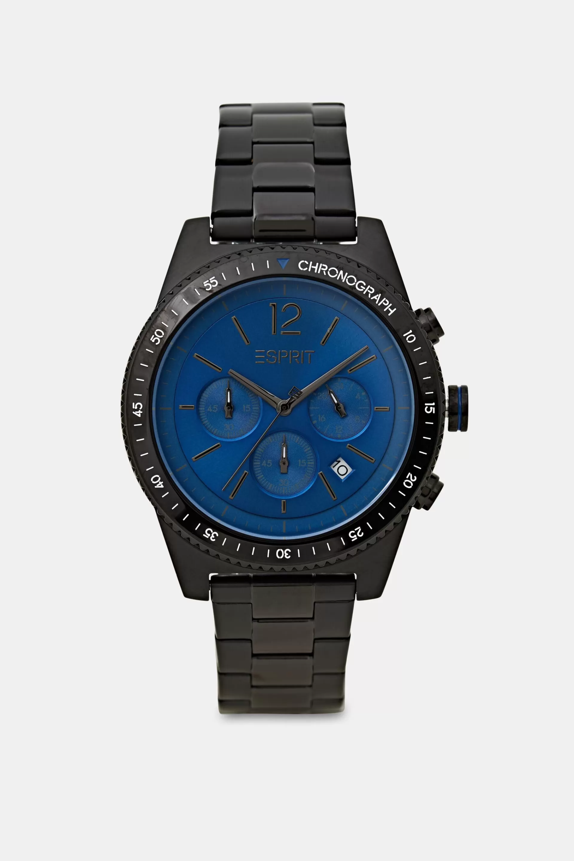 Edelstahl-Chronograph mit Gliederarmband-ESPRIT New