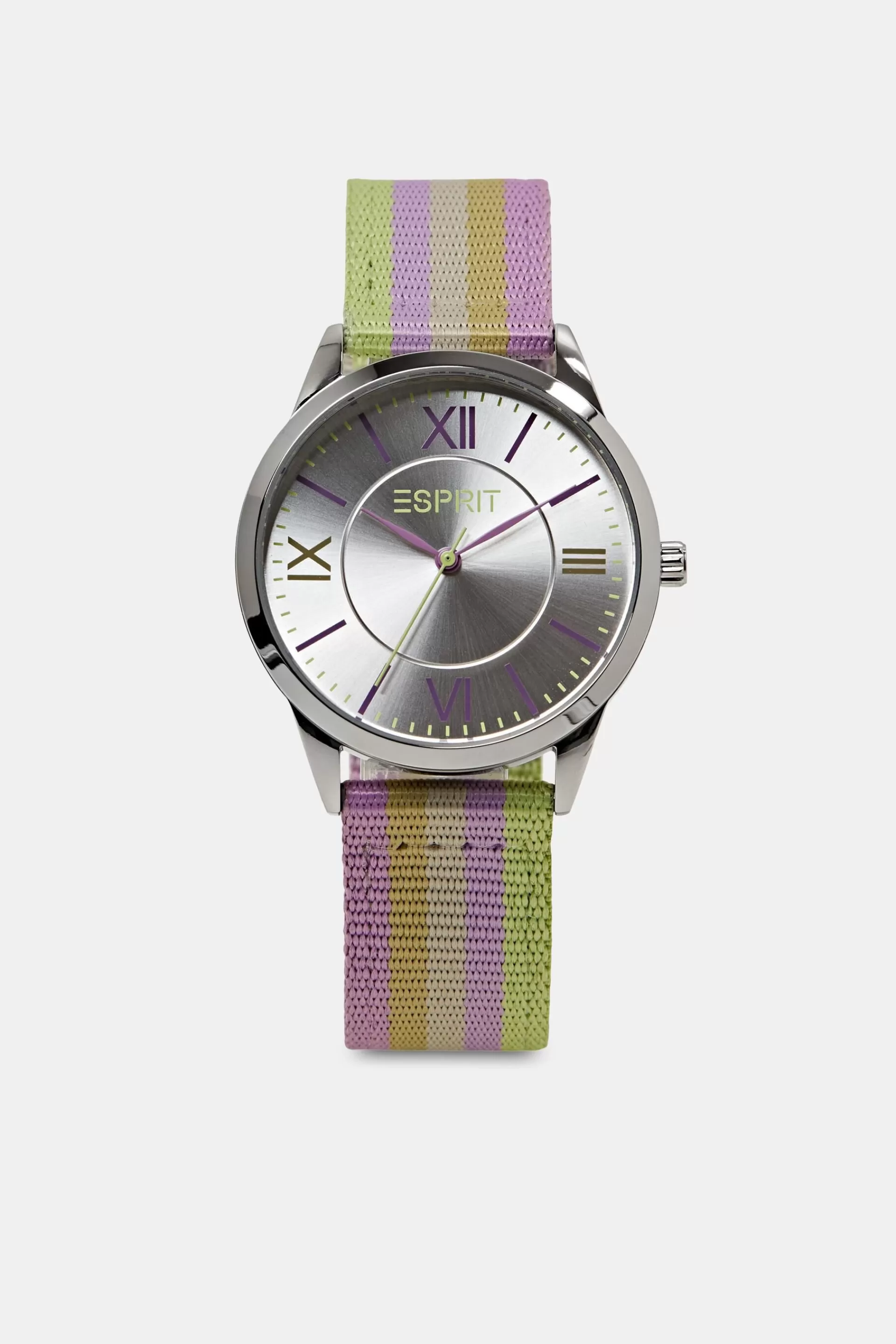 Edelstahluhr mit gewebtem Armband-ESPRIT Cheap