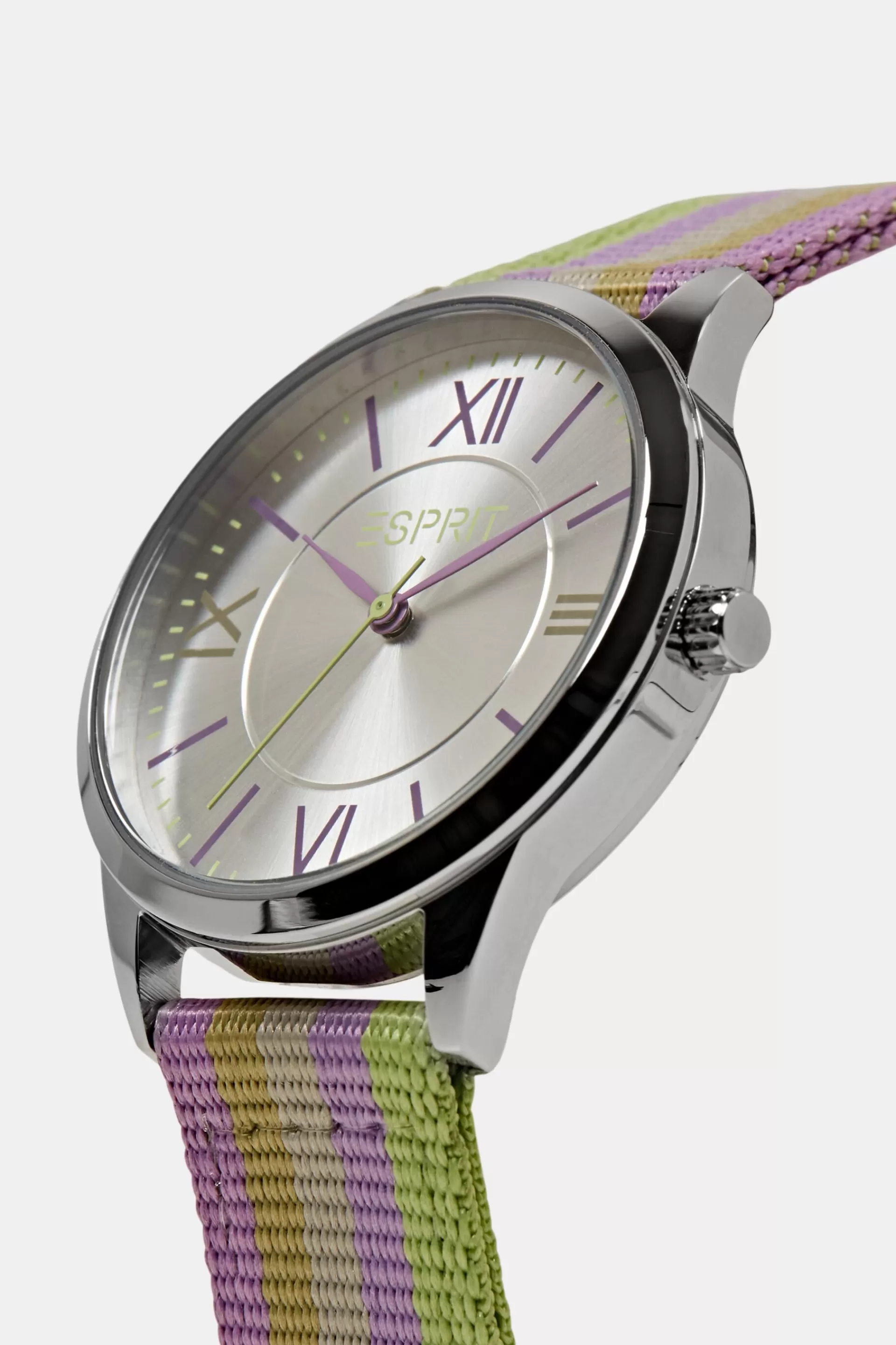 Edelstahluhr mit gewebtem Armband-ESPRIT Cheap