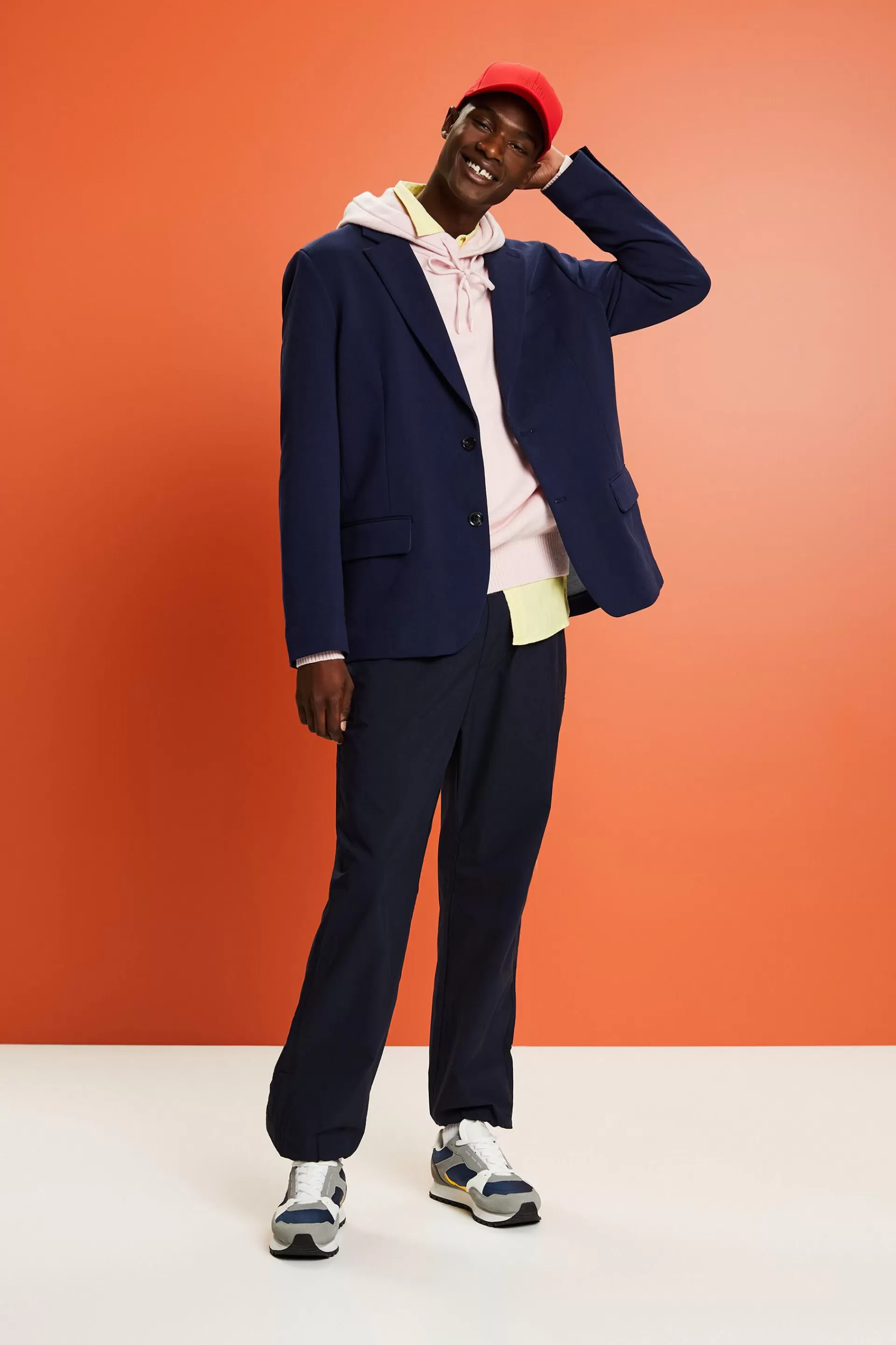 Einreihiger Jersey-Blazer-ESPRIT New