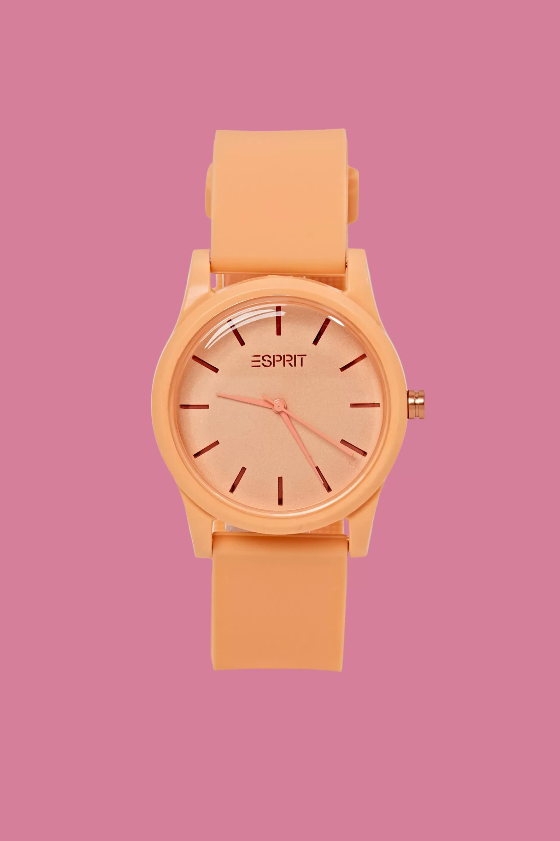 Farbige Uhr mit Gummiarmband-ESPRIT Discount