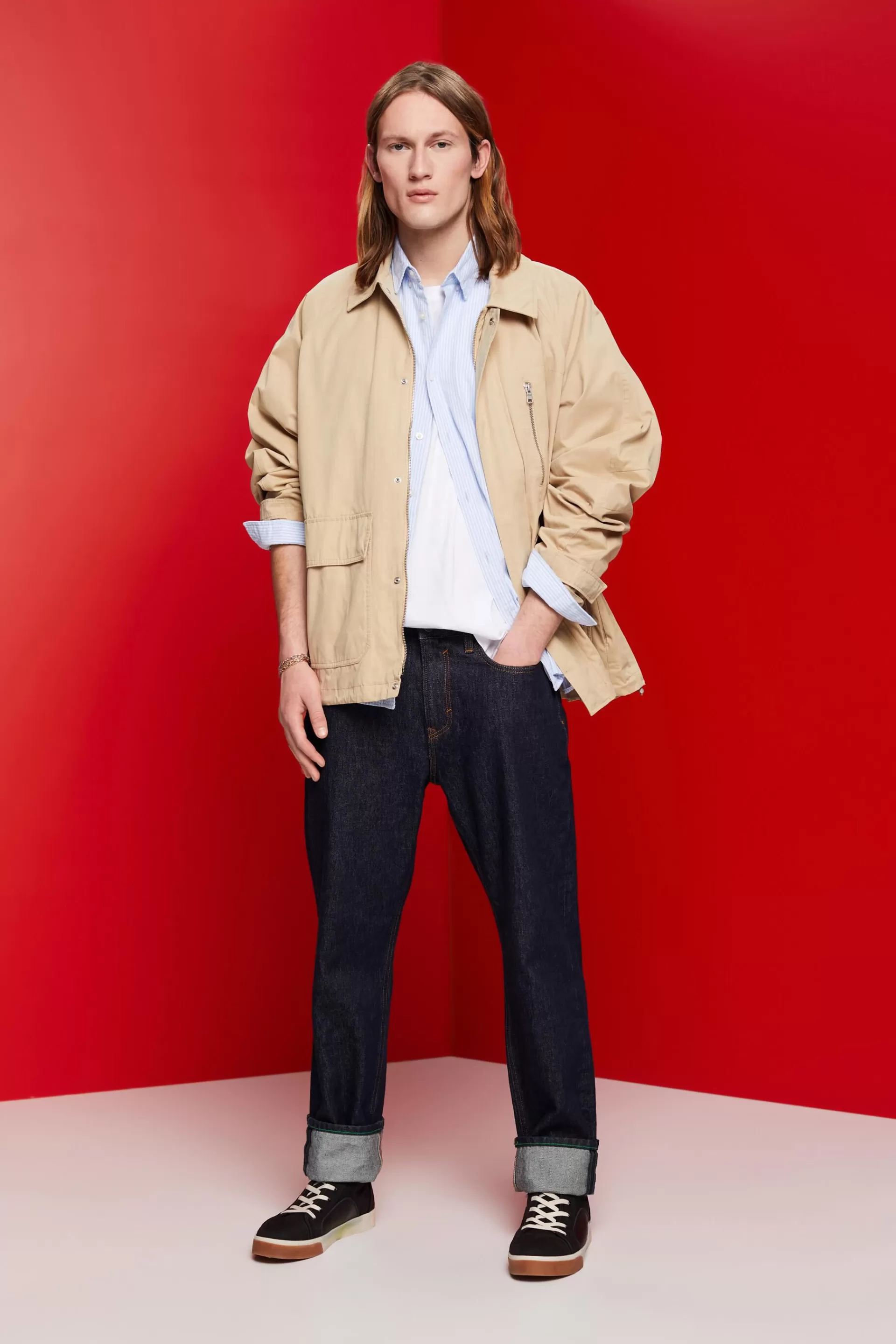 Field-Jacke aus Baumwollmix-ESPRIT Flash Sale